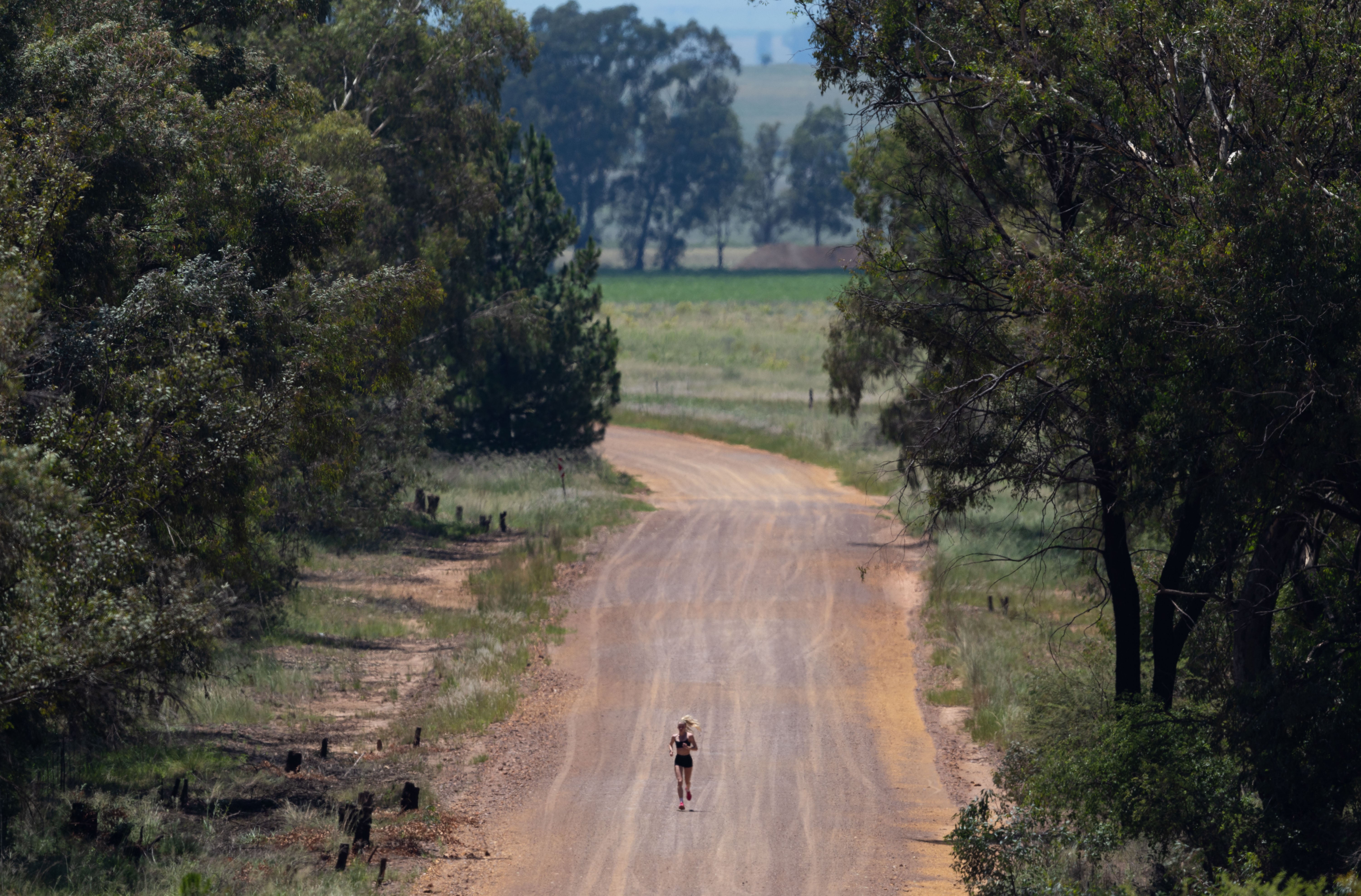 Hodgkinson training in Potchefstroom, South Africa in January