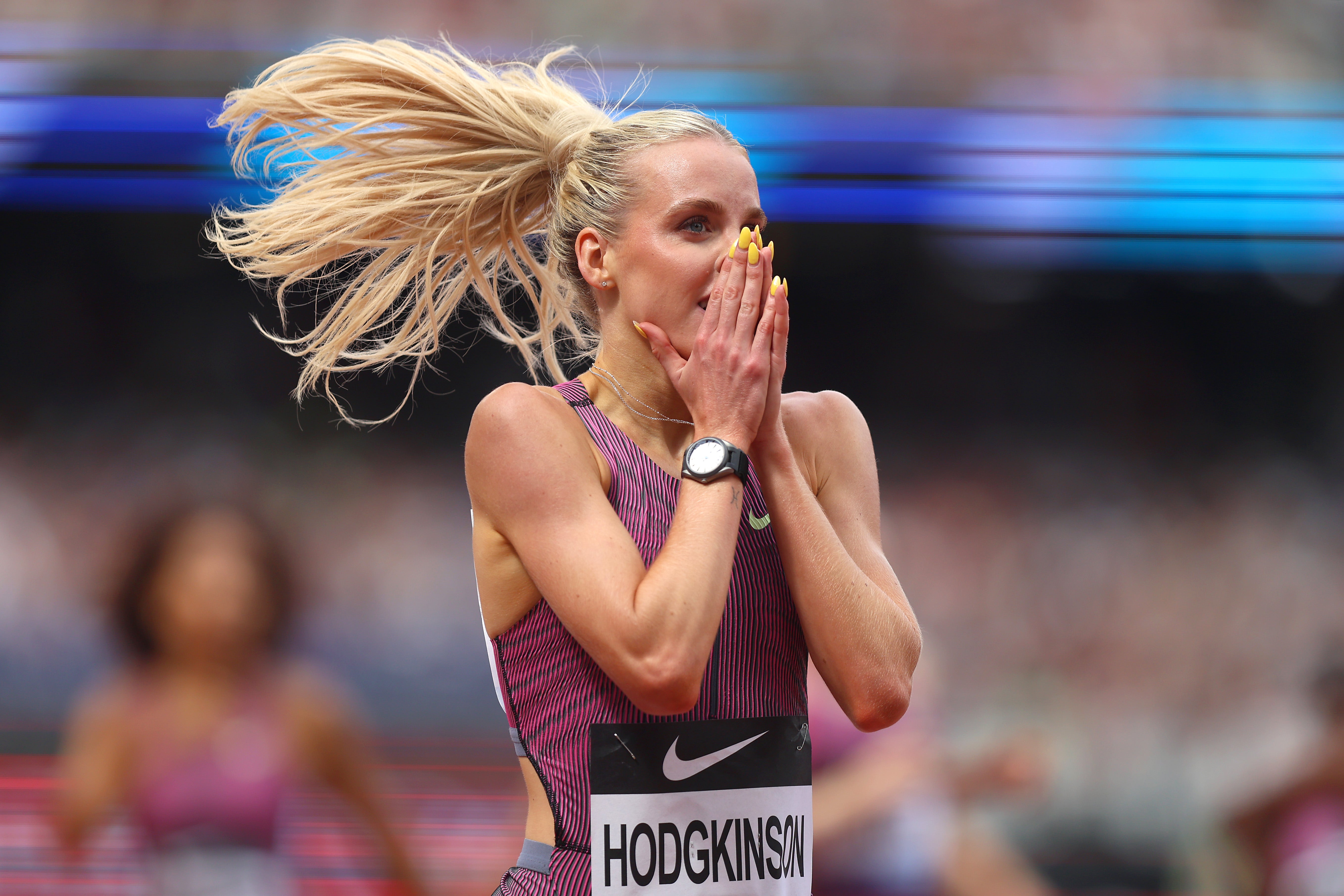 Hodgkinson dominated the field at the London Diamond League