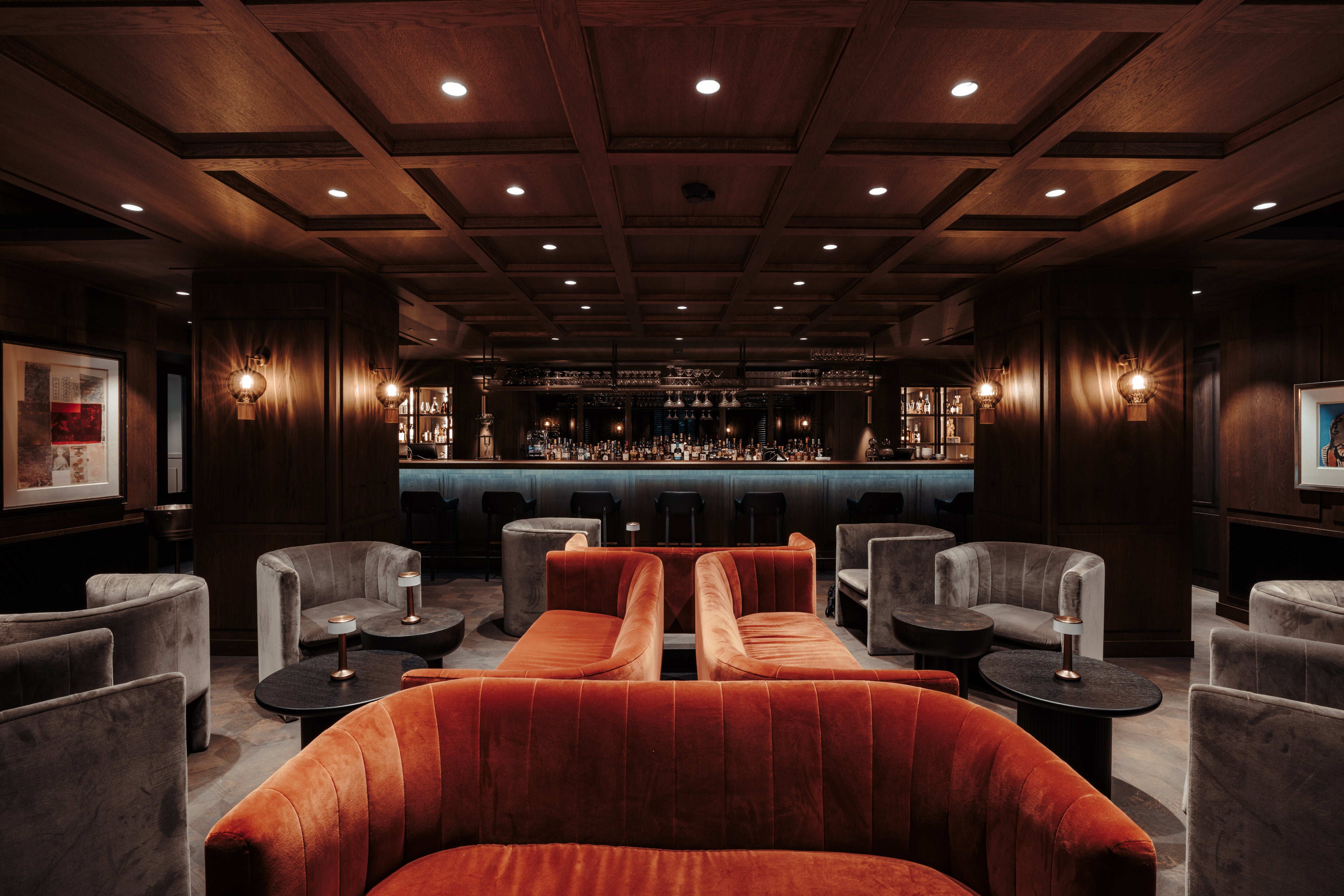 The hotel speakeasy bar boasts an original Picasso