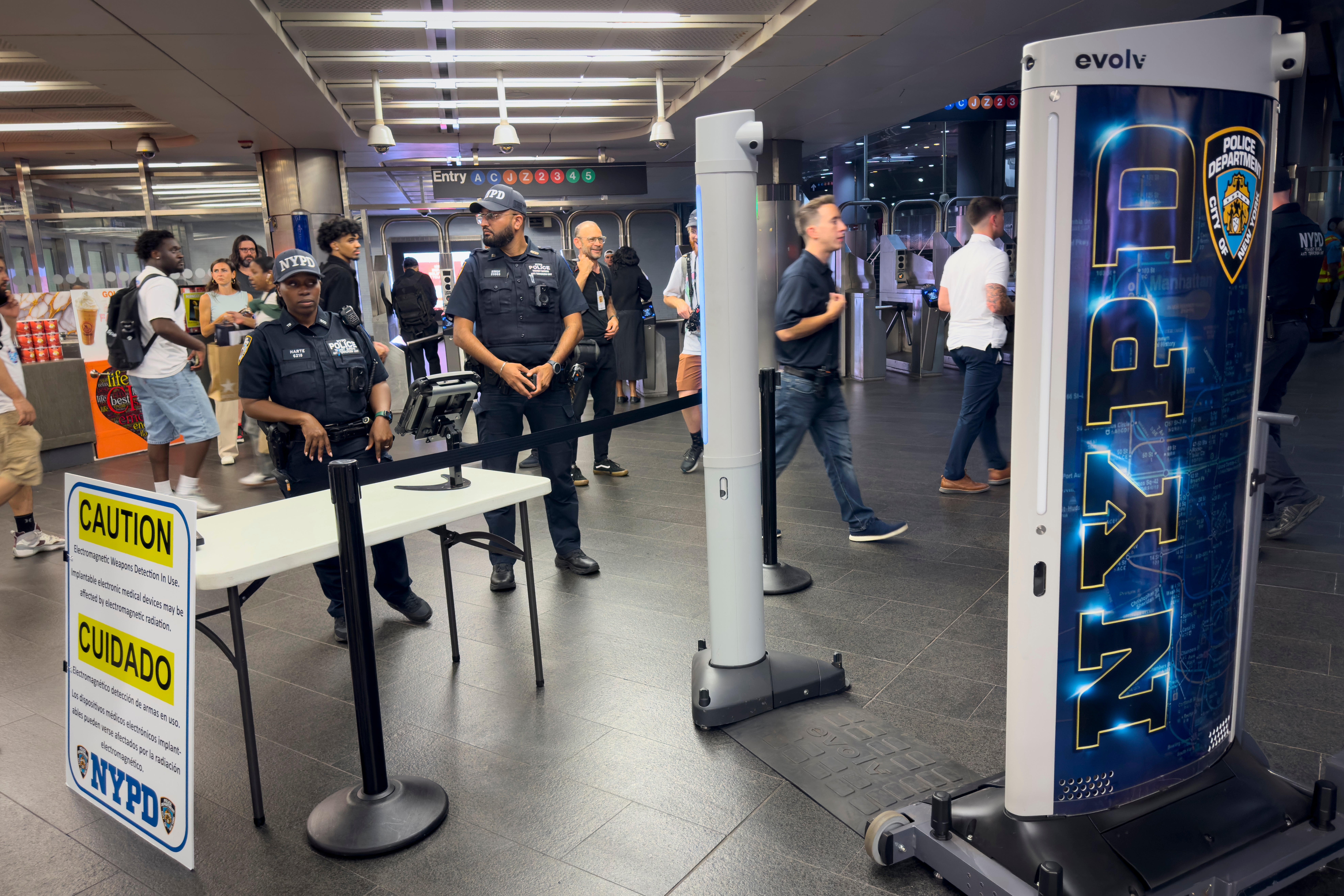 Subway Gun Scanners
