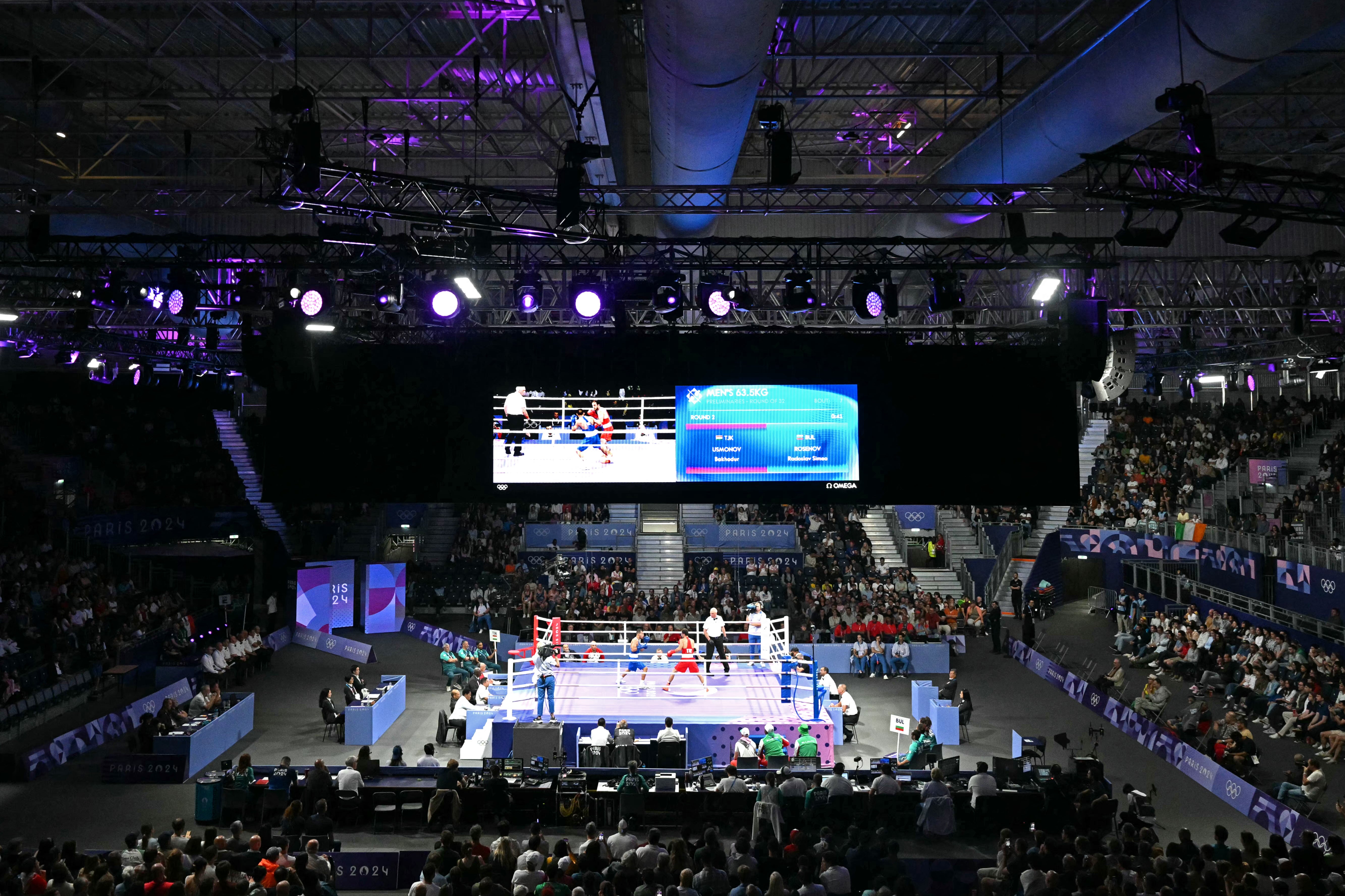 The Paris 2024 Olympic Games at the North Paris Arena, in Villepinte, Paris