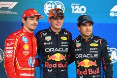 F1 grid: Starting positions for Dutch Grand Prix