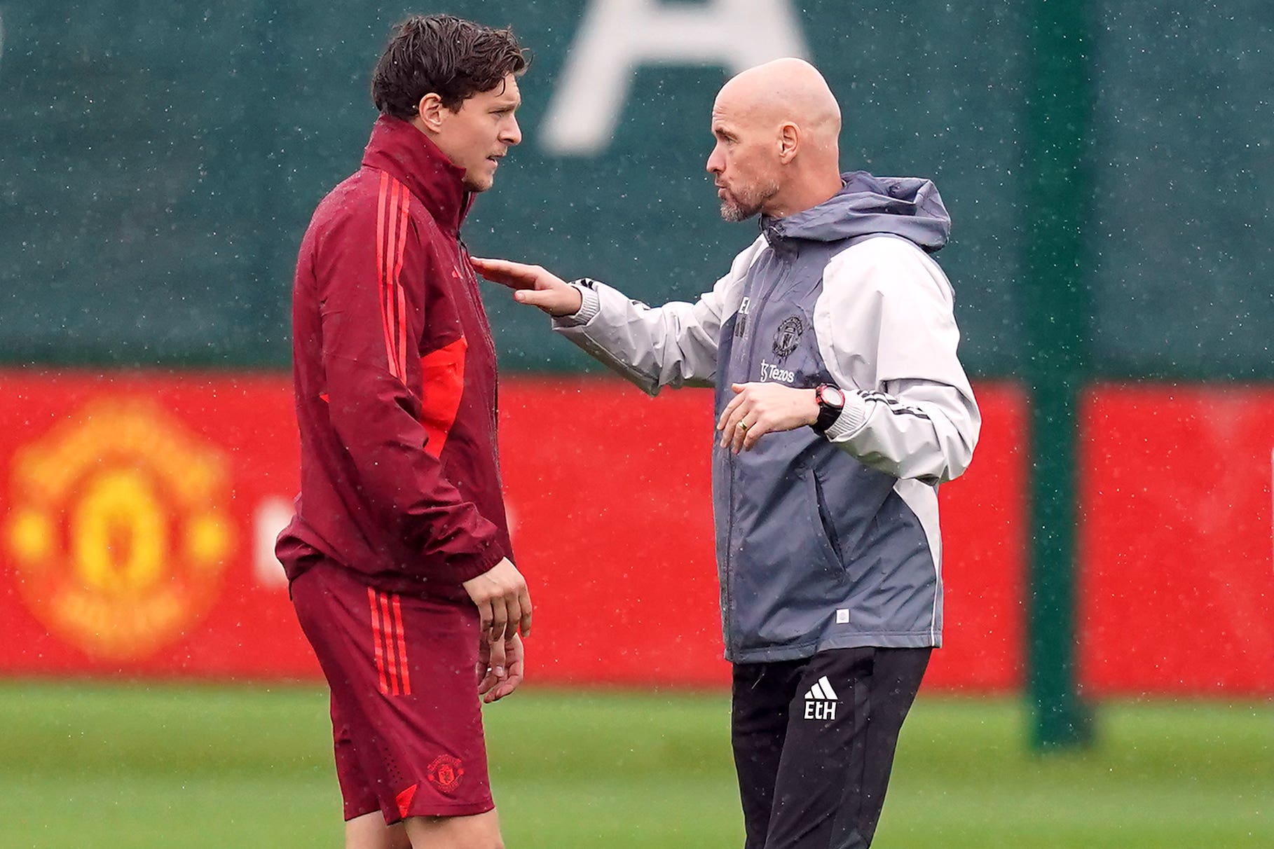 Manchester United defender Victor Lindelof is back in full training after missing the first three pre-season friendlies (Martin Rickett/PA)