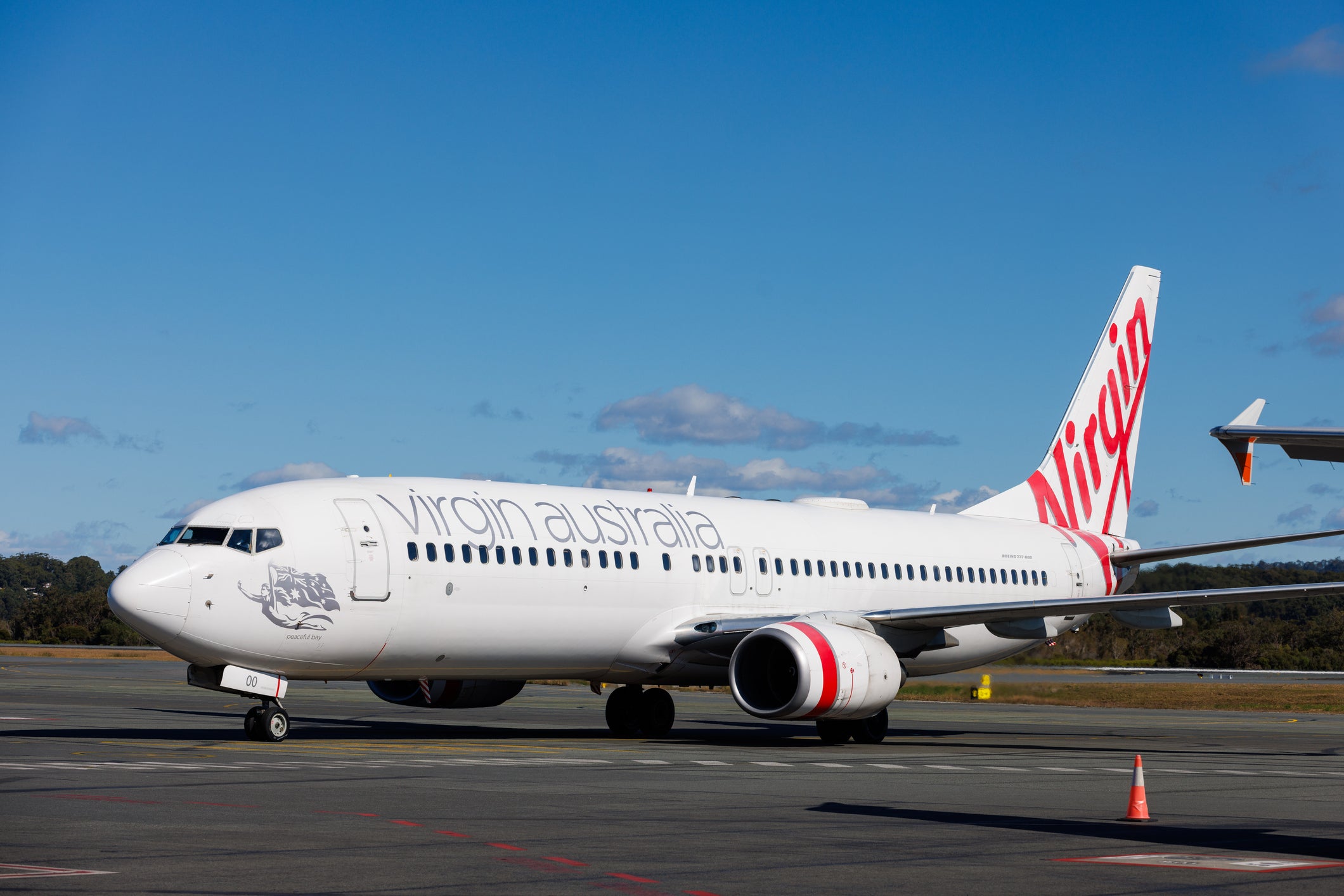 Flight VA308 was met by paramedics at Tullamarine Airport