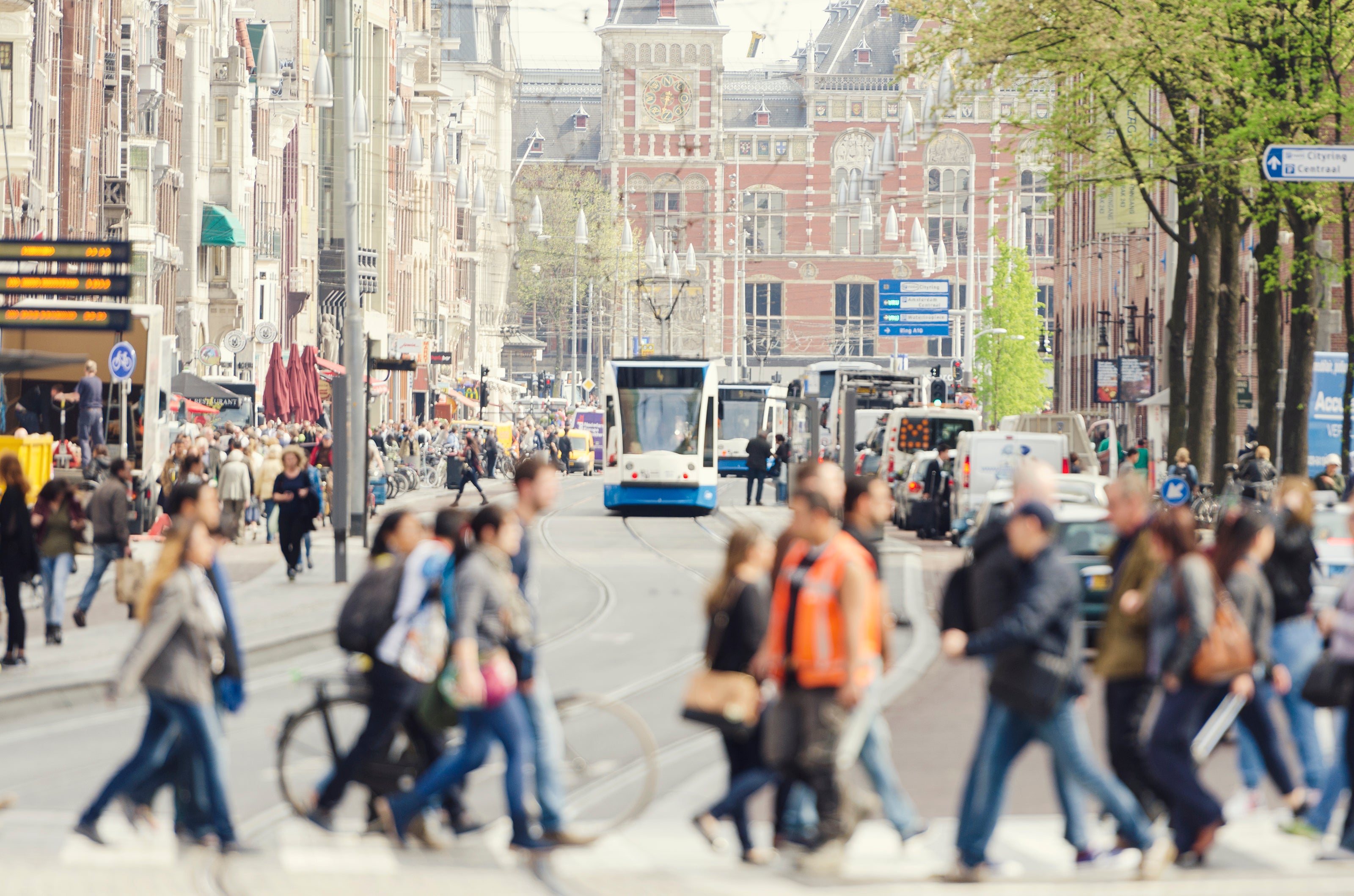 Amsterdam banned cruise ships from docking in the city centre in July 2023