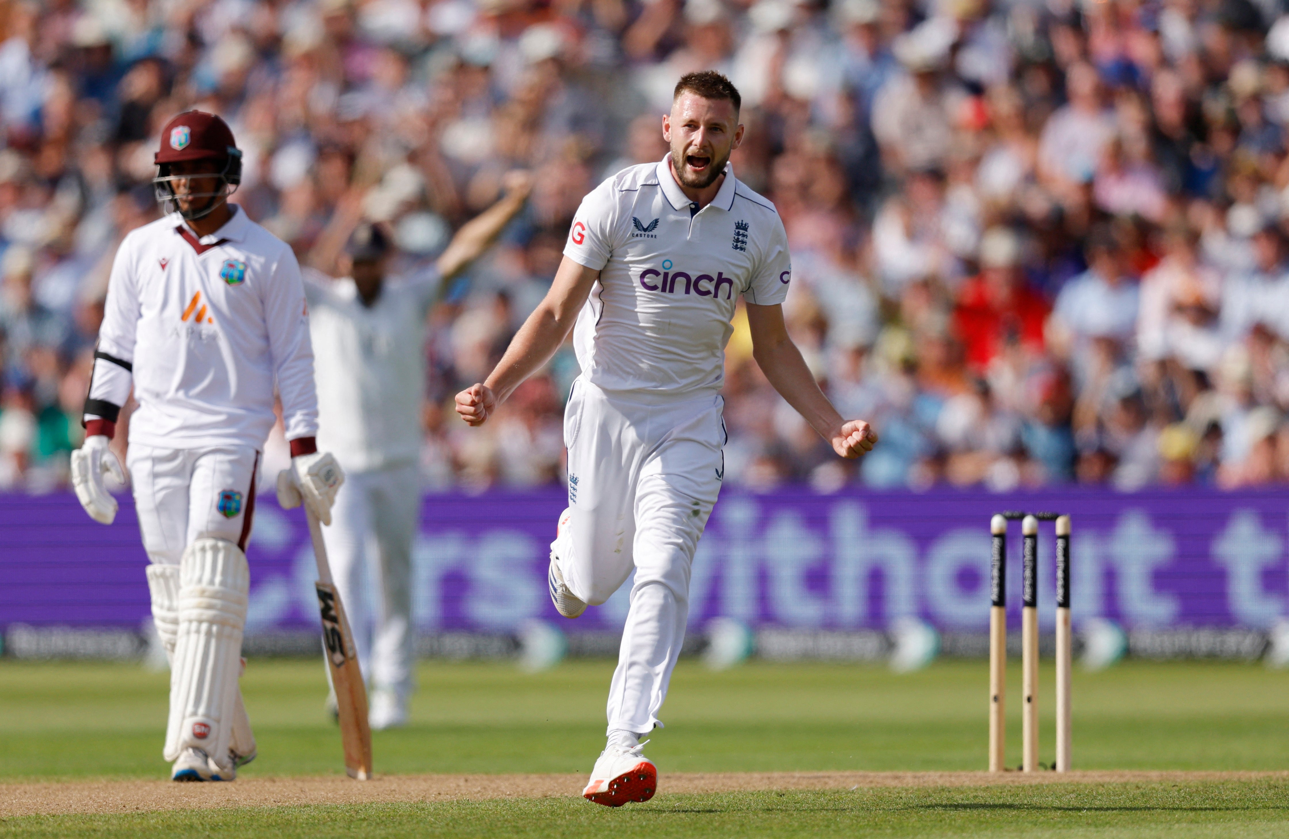 Gus Atkinson finished the series as England’s leading wicket taker.