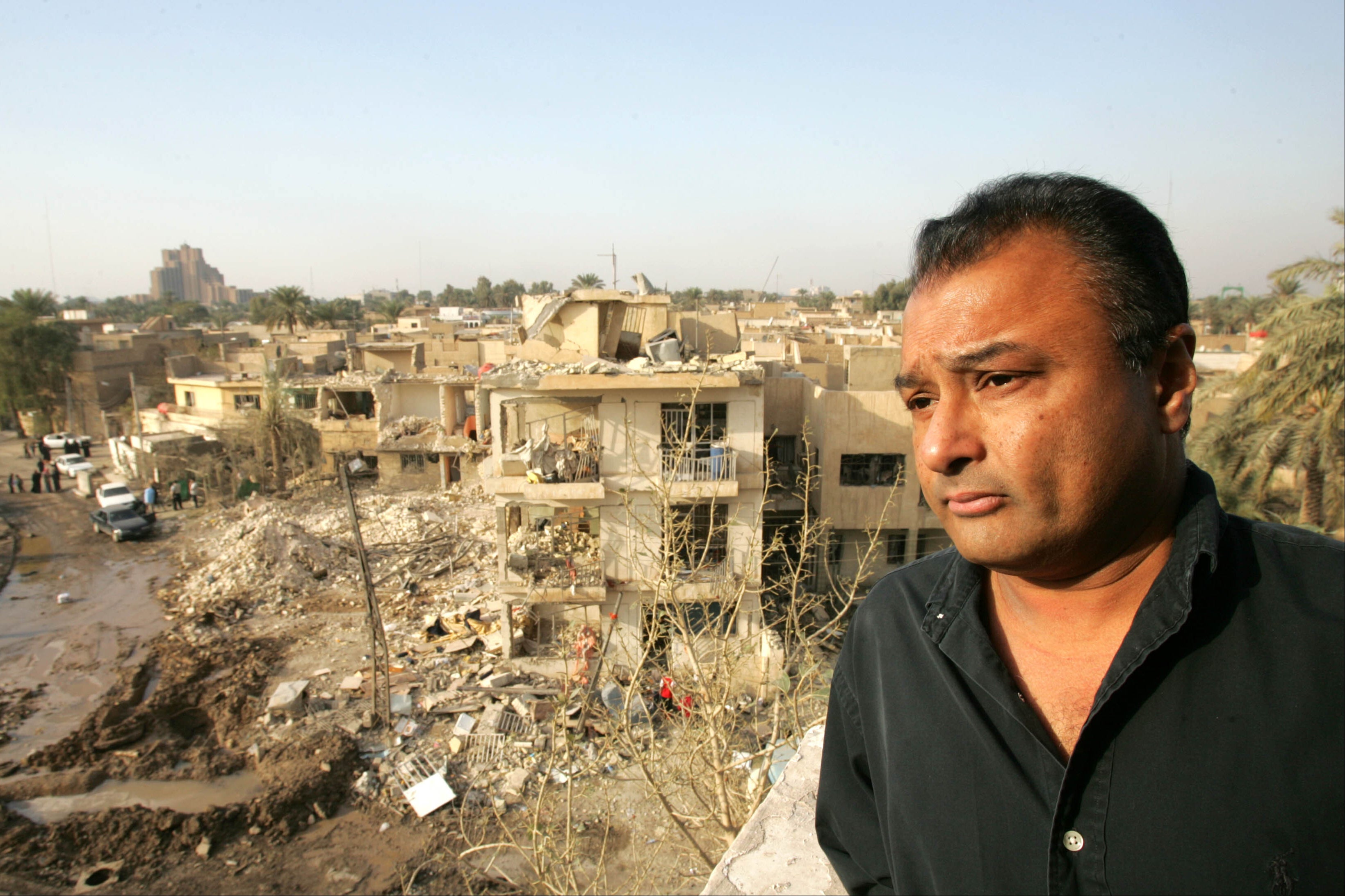 Kim Sengupta pictured in Baghdad in 2005