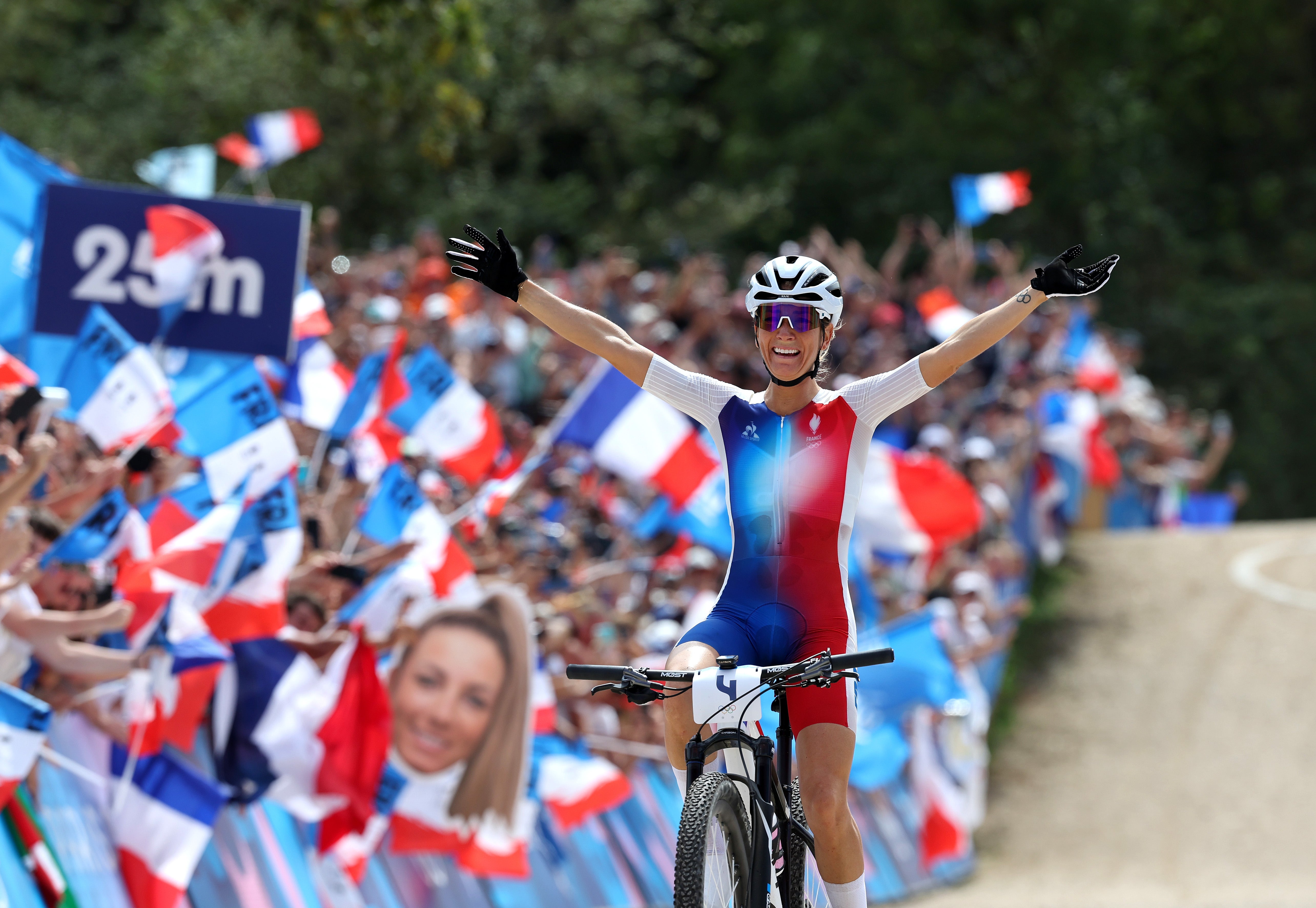 Pauline Ferrand Prevot of France takes home the gold in the women’s mountain bike