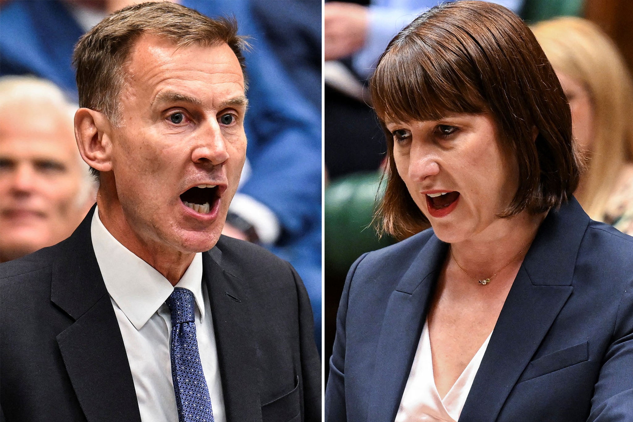 Unparliamentary language: ‘Jeremy Hunt covered up from the House of Commons and from the country the true state of the public finances – he lied,’ said Rachel Reeves