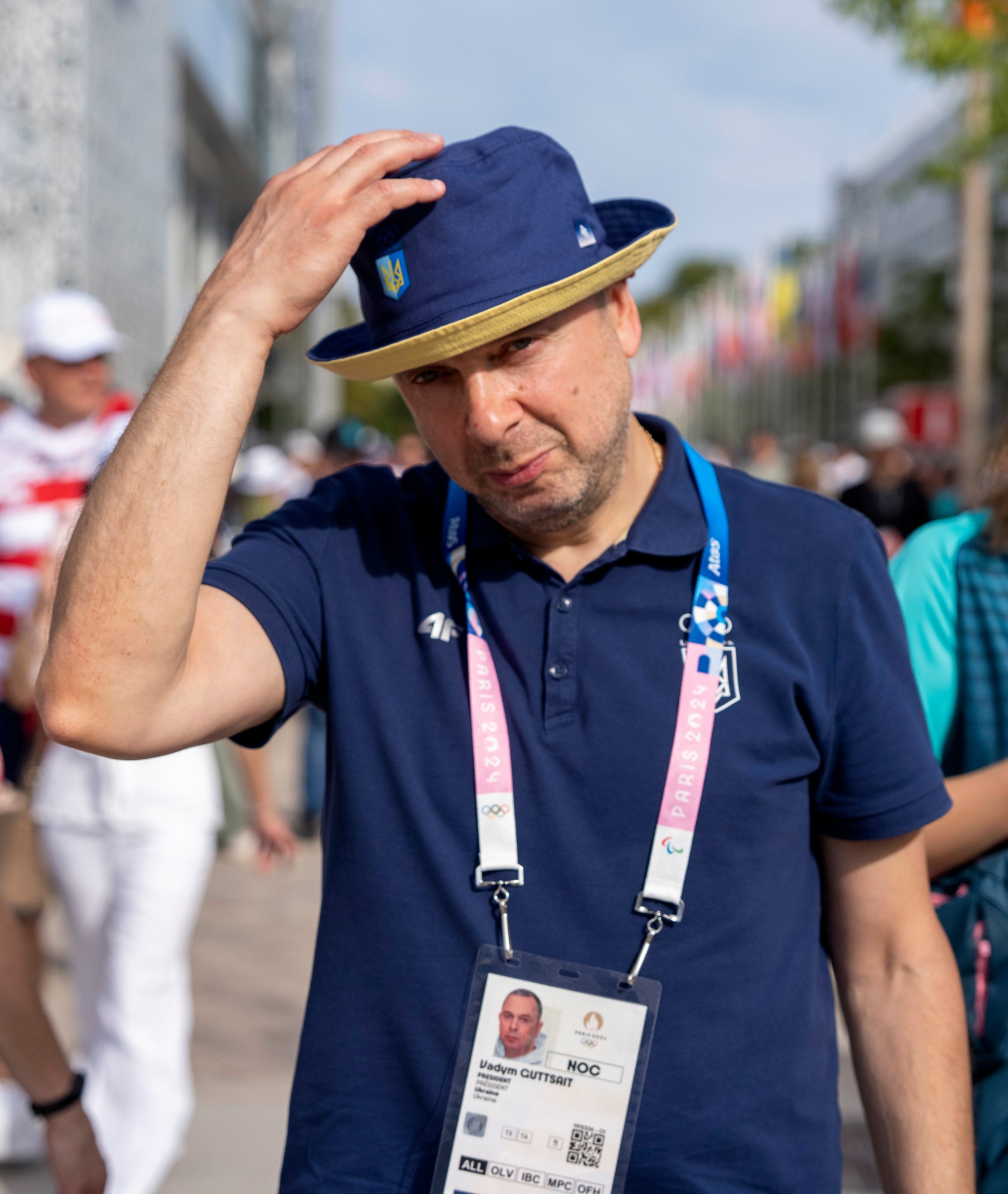 Paris Olympics Paris Ukraine Olympic Leader