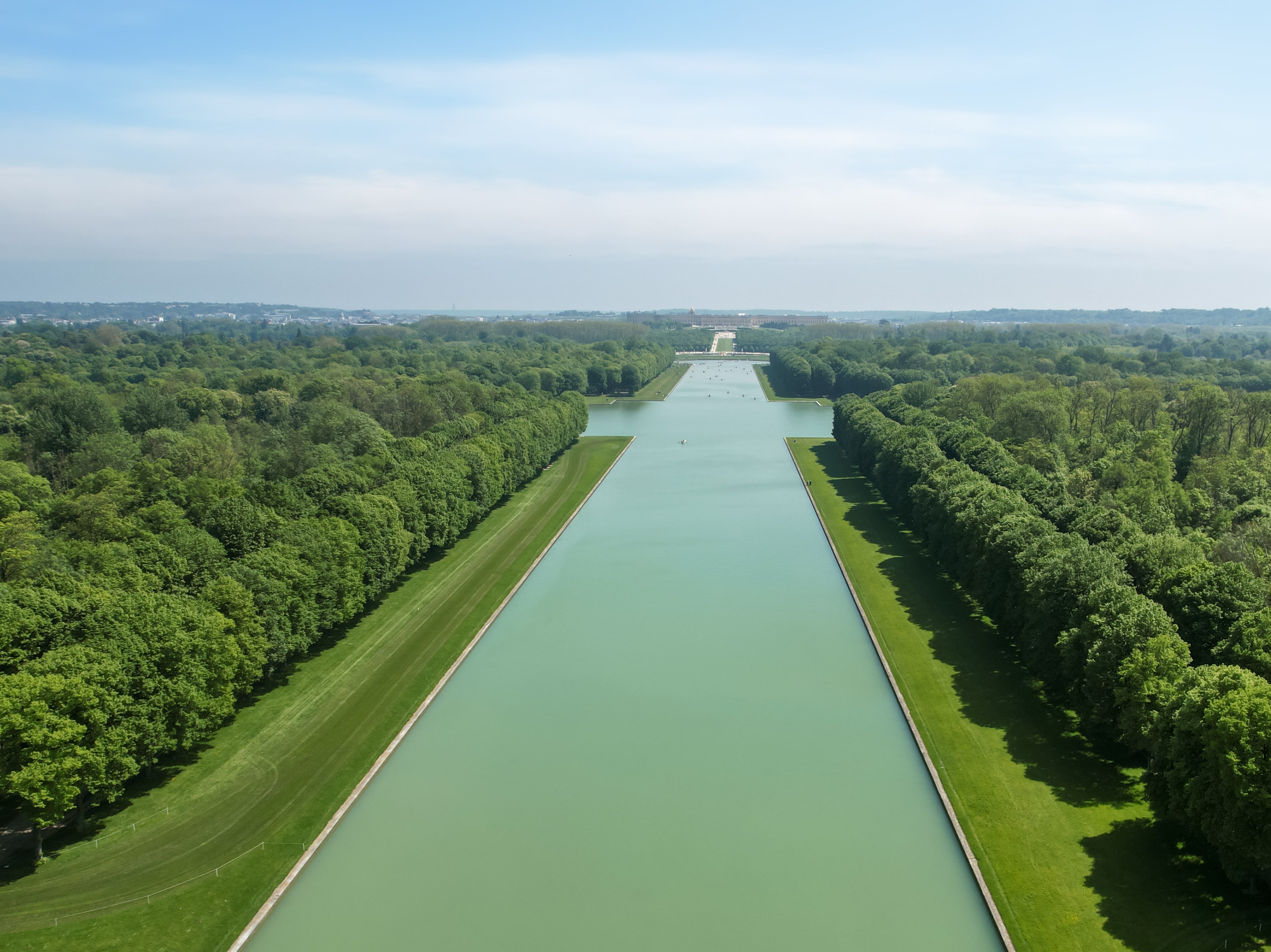 The long stretch of Versailles park