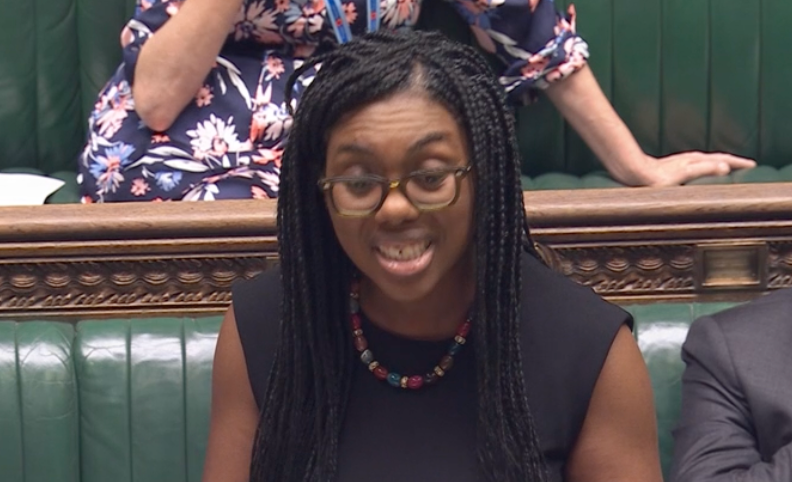 Kemi Badenoch questioned why building targets in London were being reduced