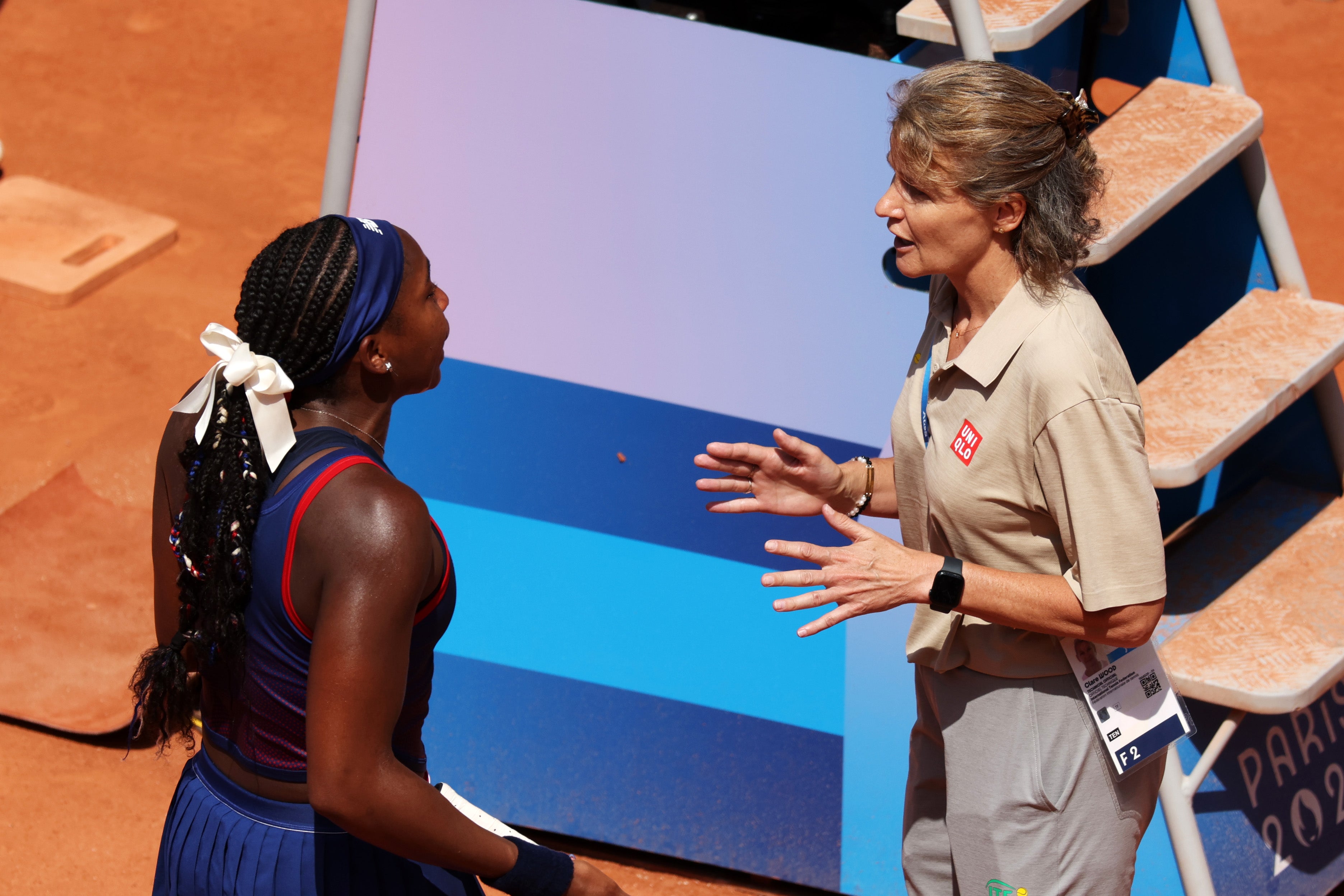 Gauff said ‘it always happens to me on this court’ following her exit from the Olympics singles