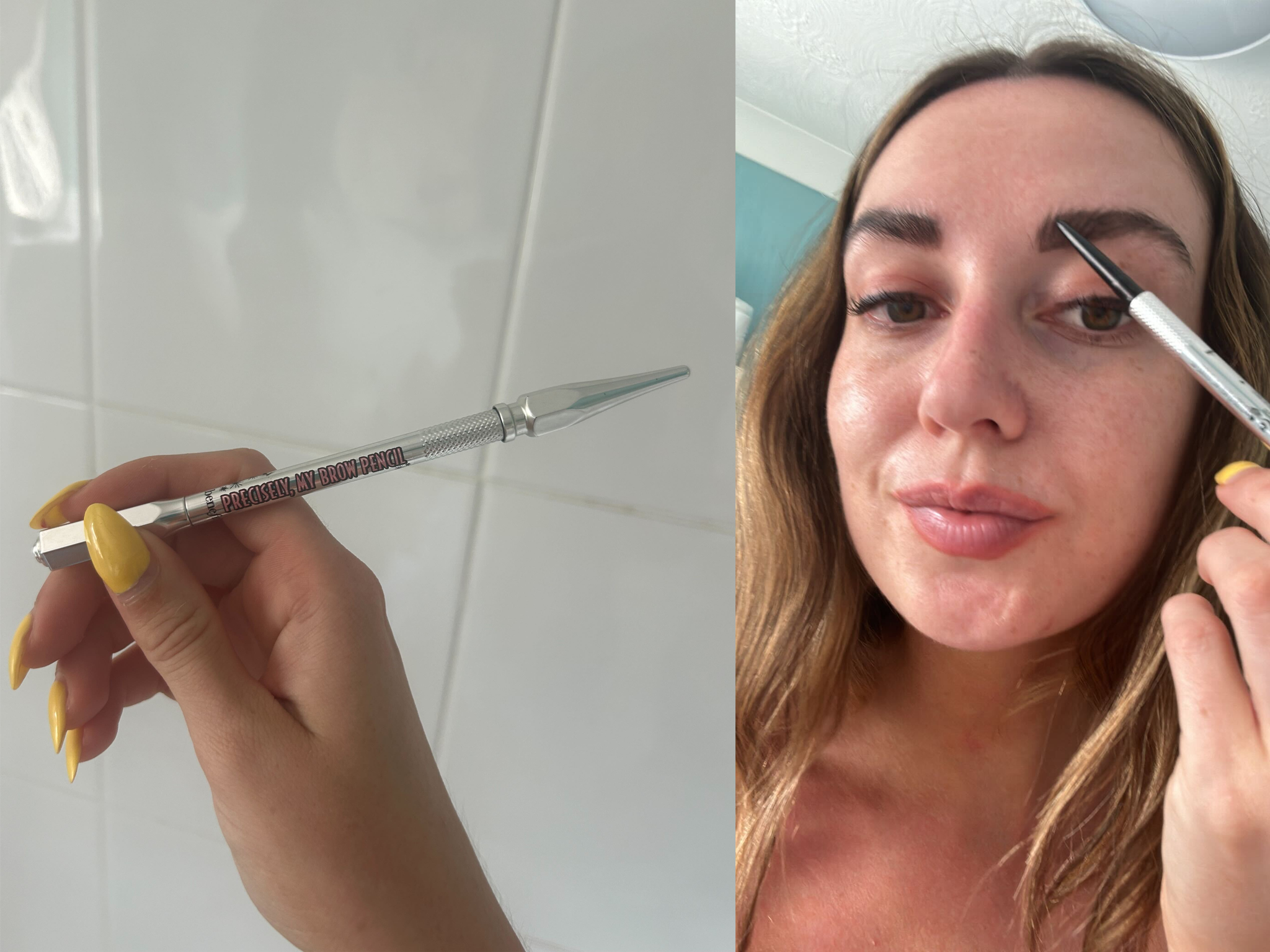 The precise tip lets you draw on individual hairs