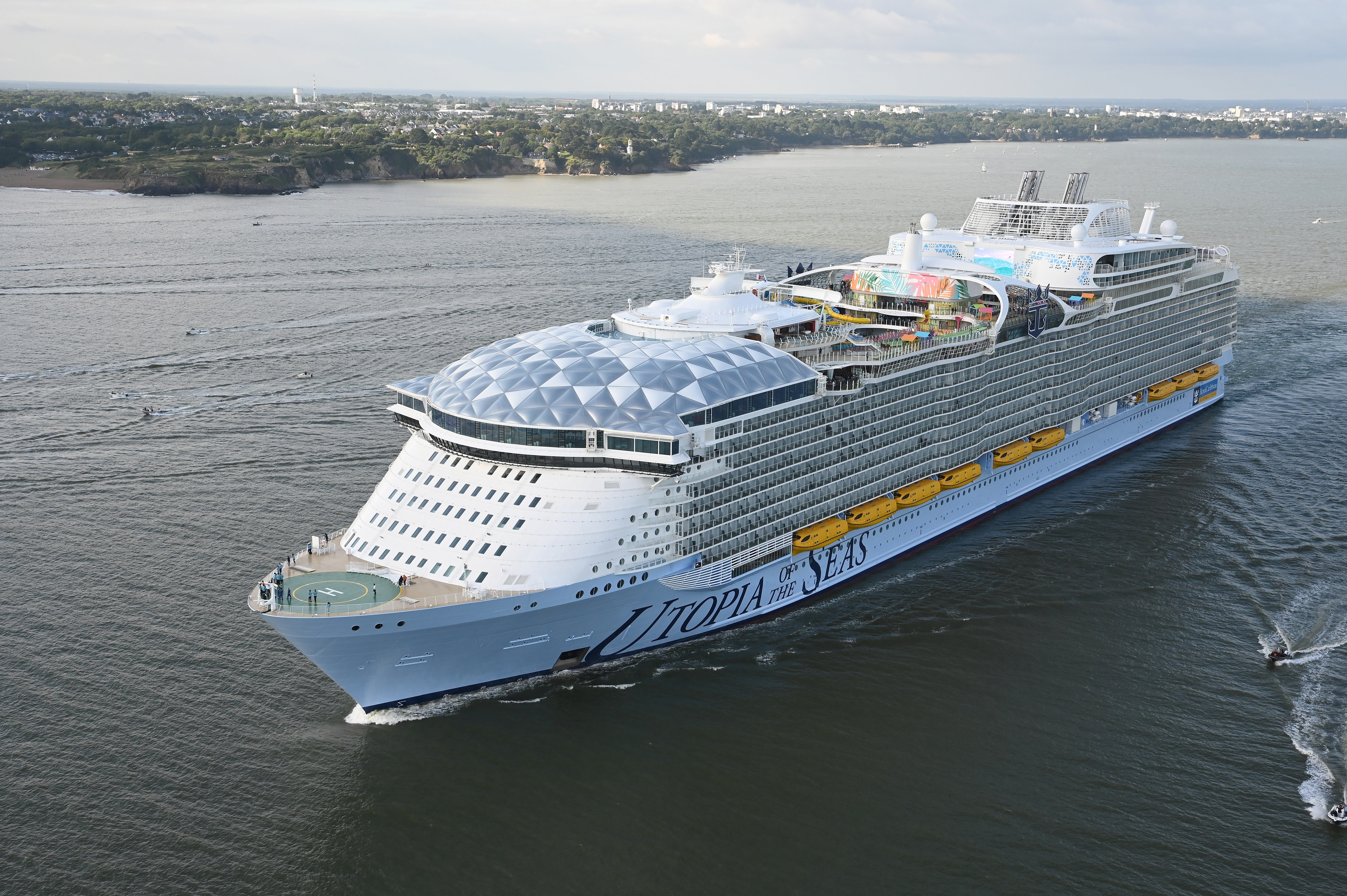 Utopia of the Seas launched its maiden voyage on 19 July