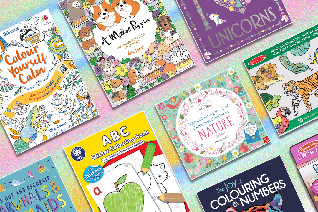 Keep kids entertained and induce a sense of calm, with our pick of top colouring books