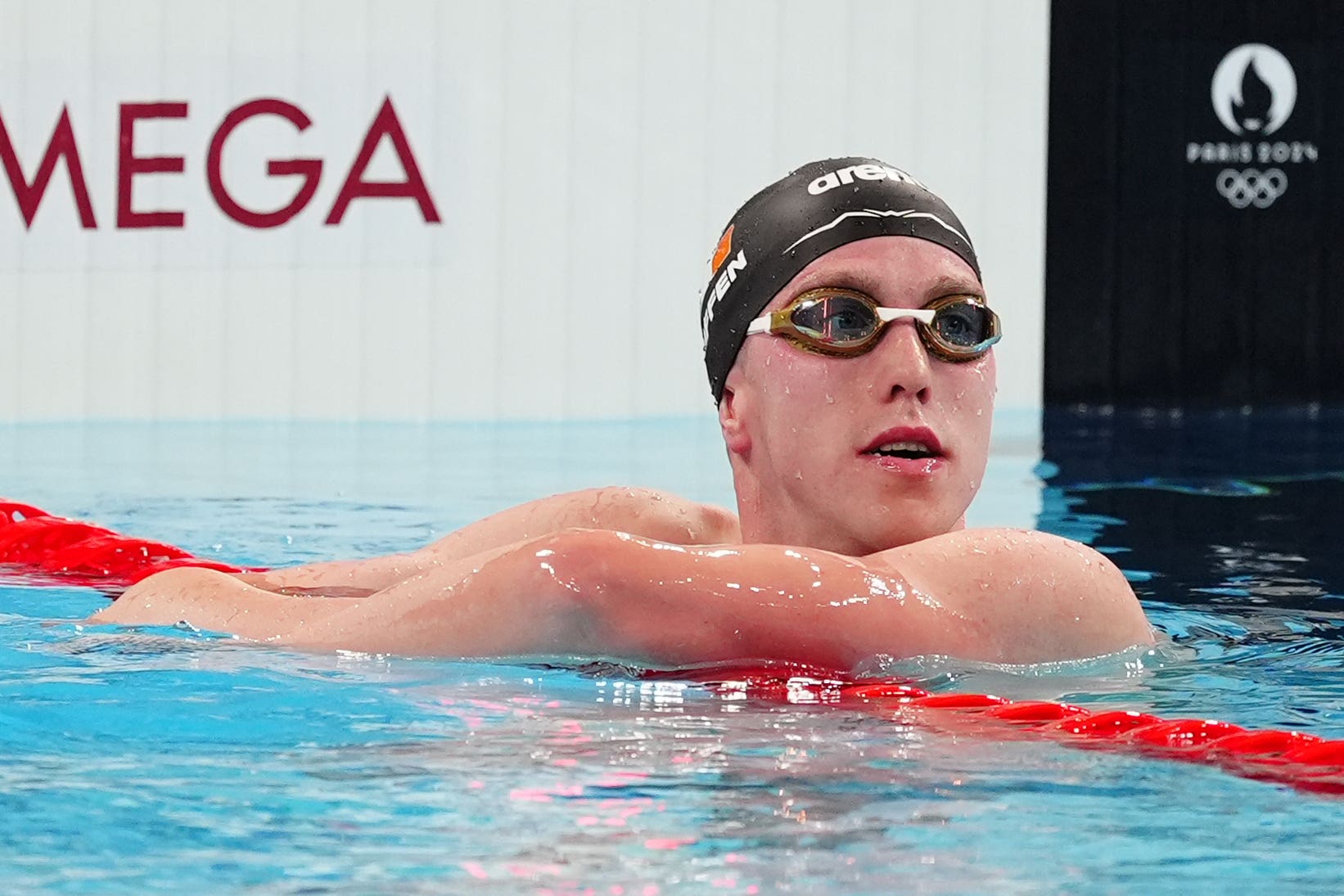 Ireland’s Daniel Wiffen following the Men’s 800m freestyle at the Paris La Defense Arena on the third day of the 2024 Paris Olympic Games in France (Peter Byrne/PA)