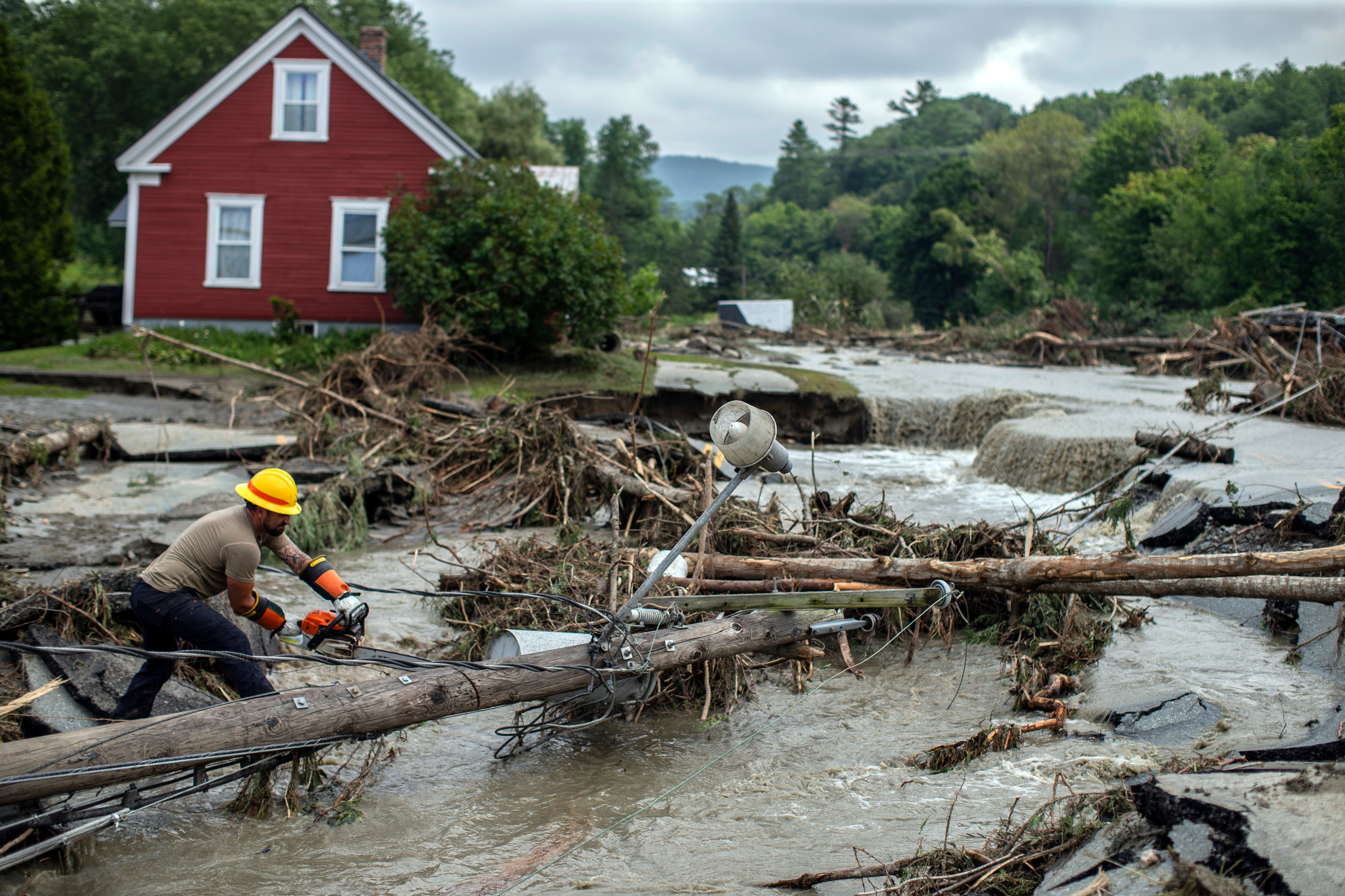 APTOPIX Vermont Flooding