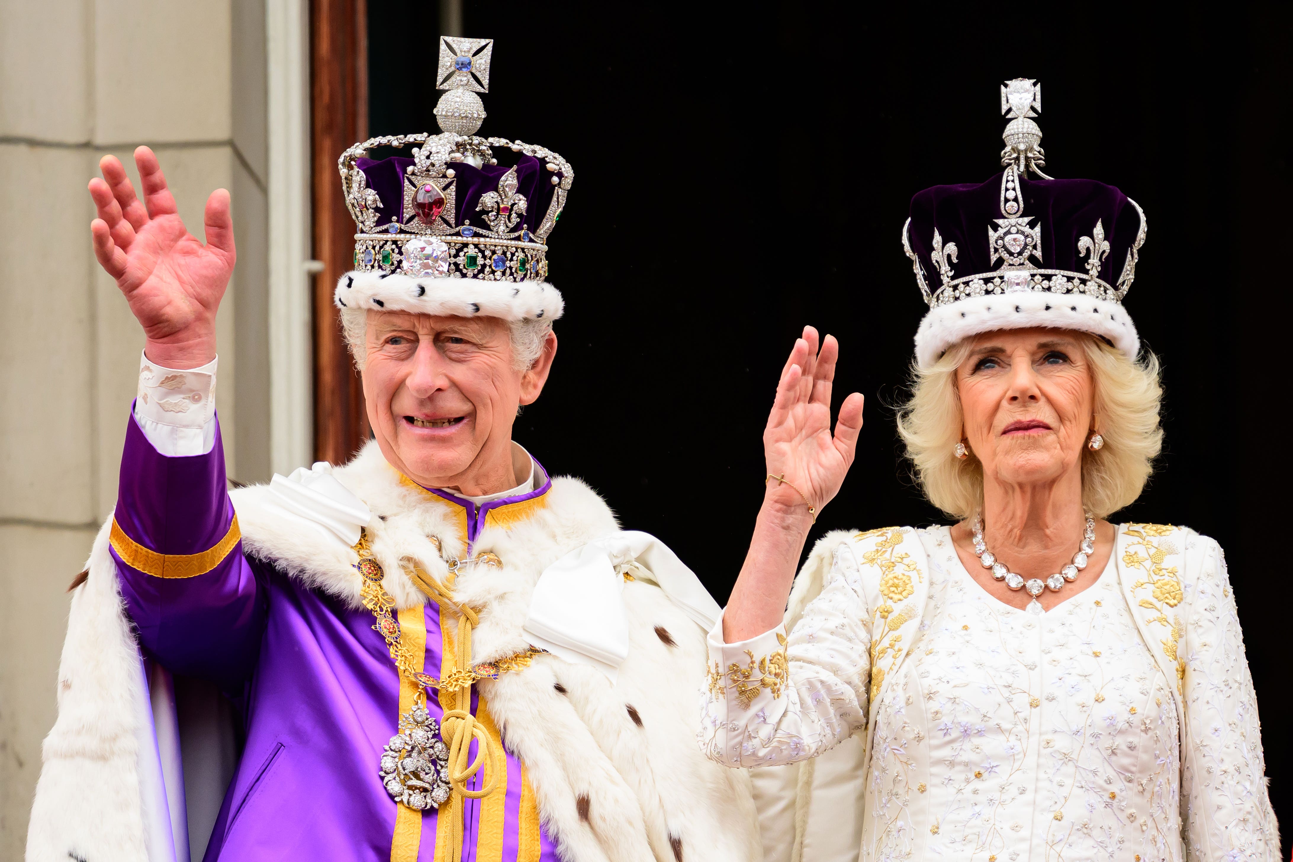 The King and Queen (Leon Neal/PA)