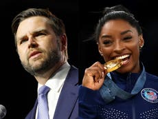 JD Vance says Simone Biles shouldn’t be praised for quitting Tokyo Olympics in poorly-aged resurfaced clip