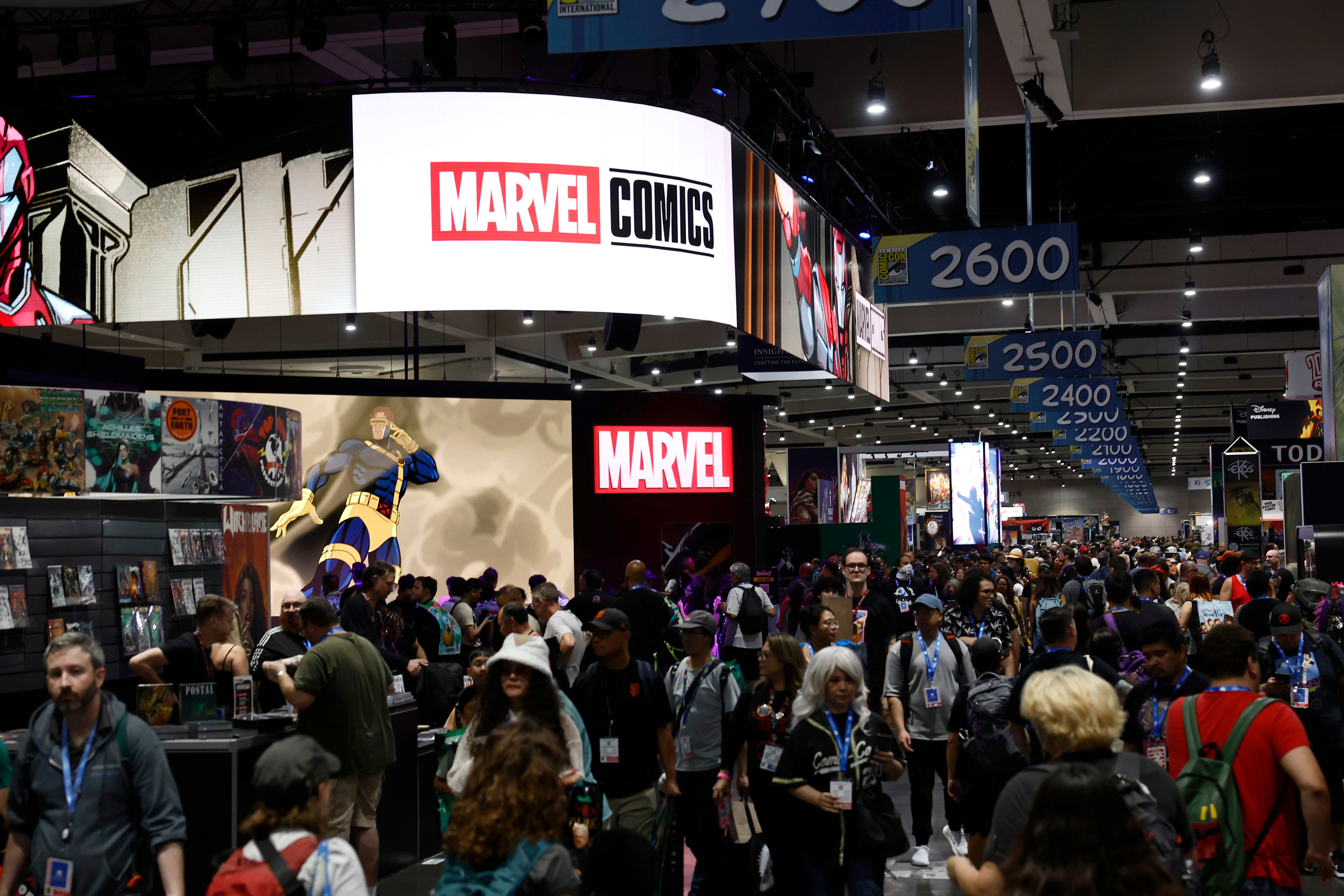 Attendees at the 2024 Comic-Con International at San Diego Convention Center.