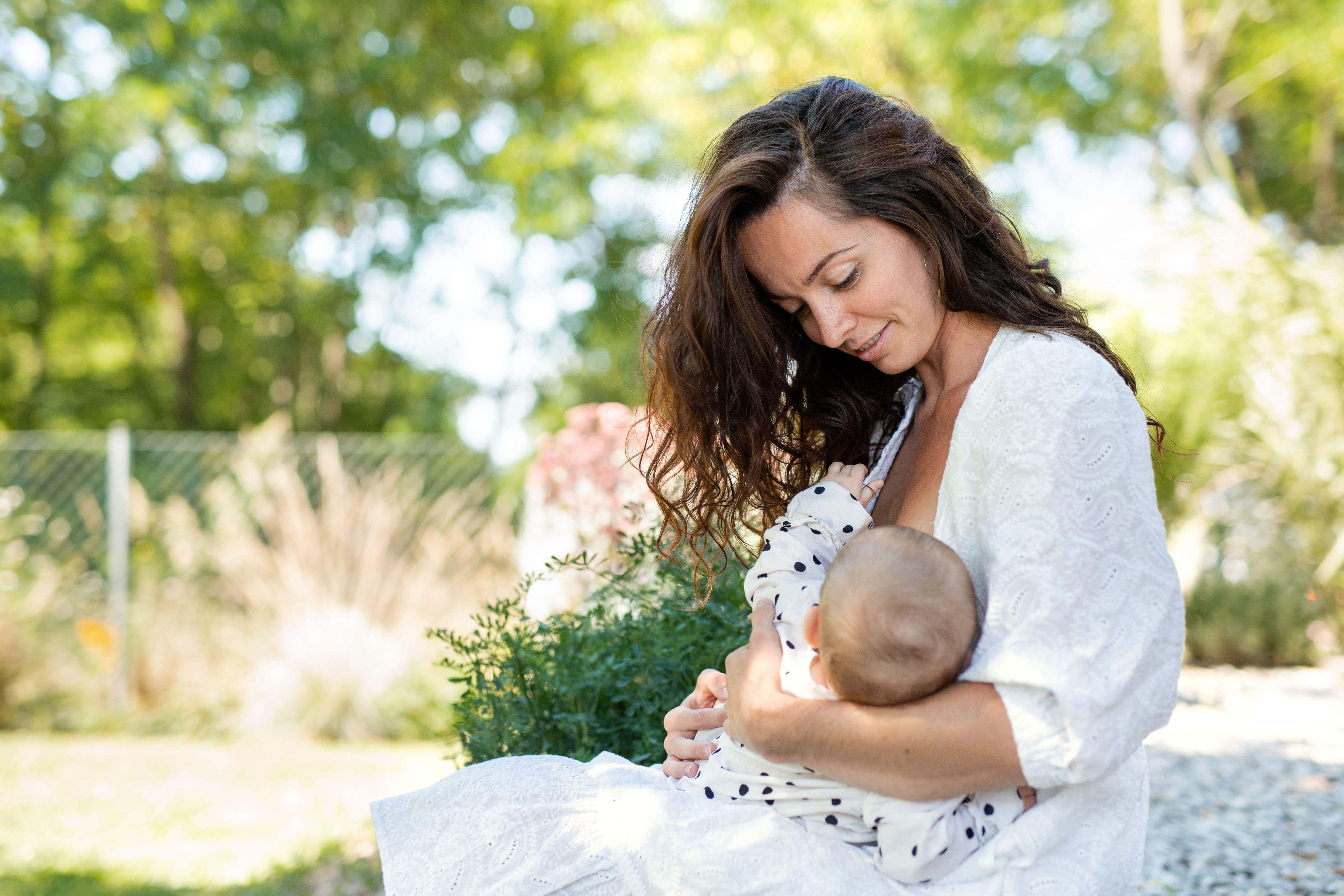 Breastfeeding in the hot weather can be tricky (Alamy/PA)