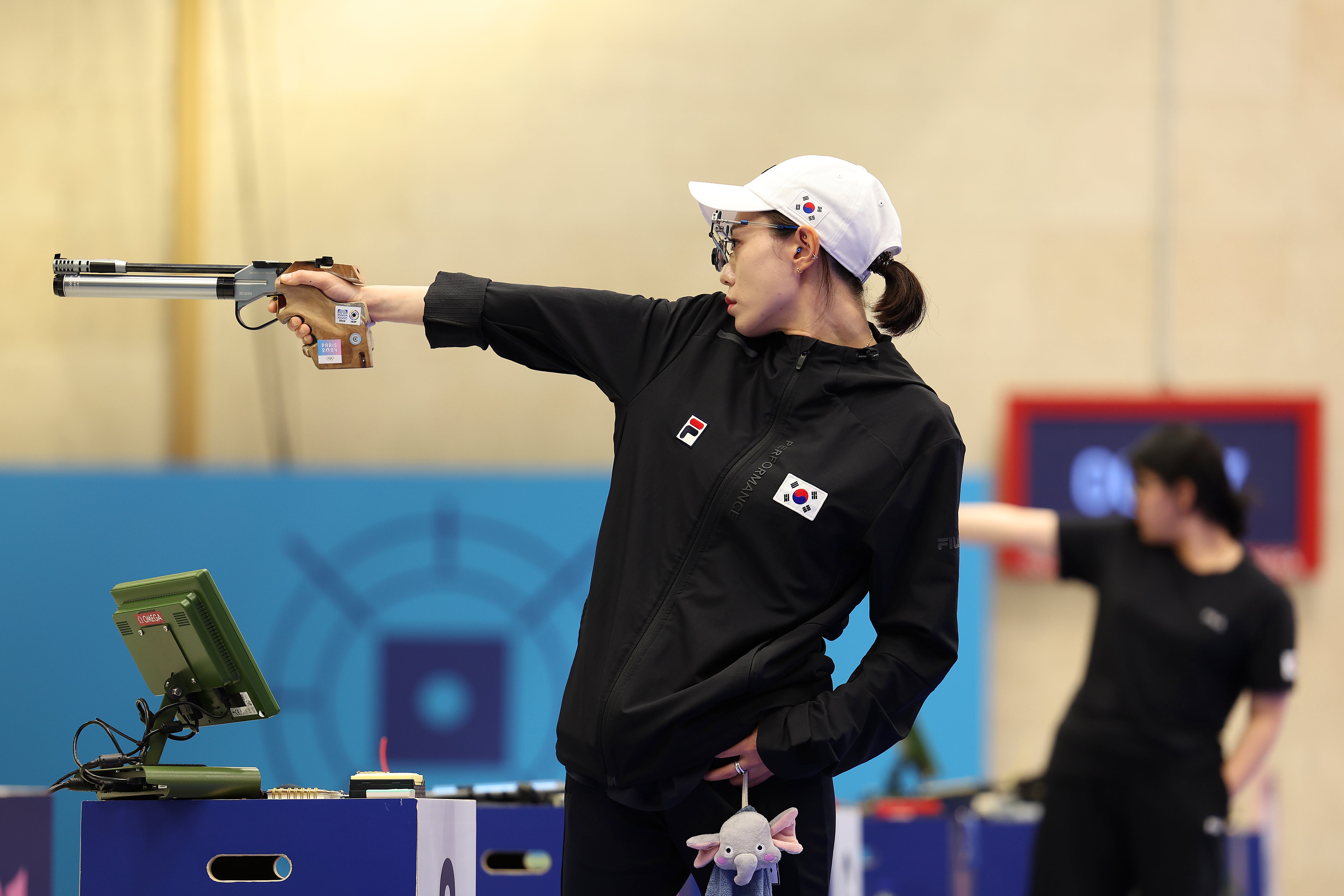 Kim Ye-ji of South Korea competes at the Paris Olympics