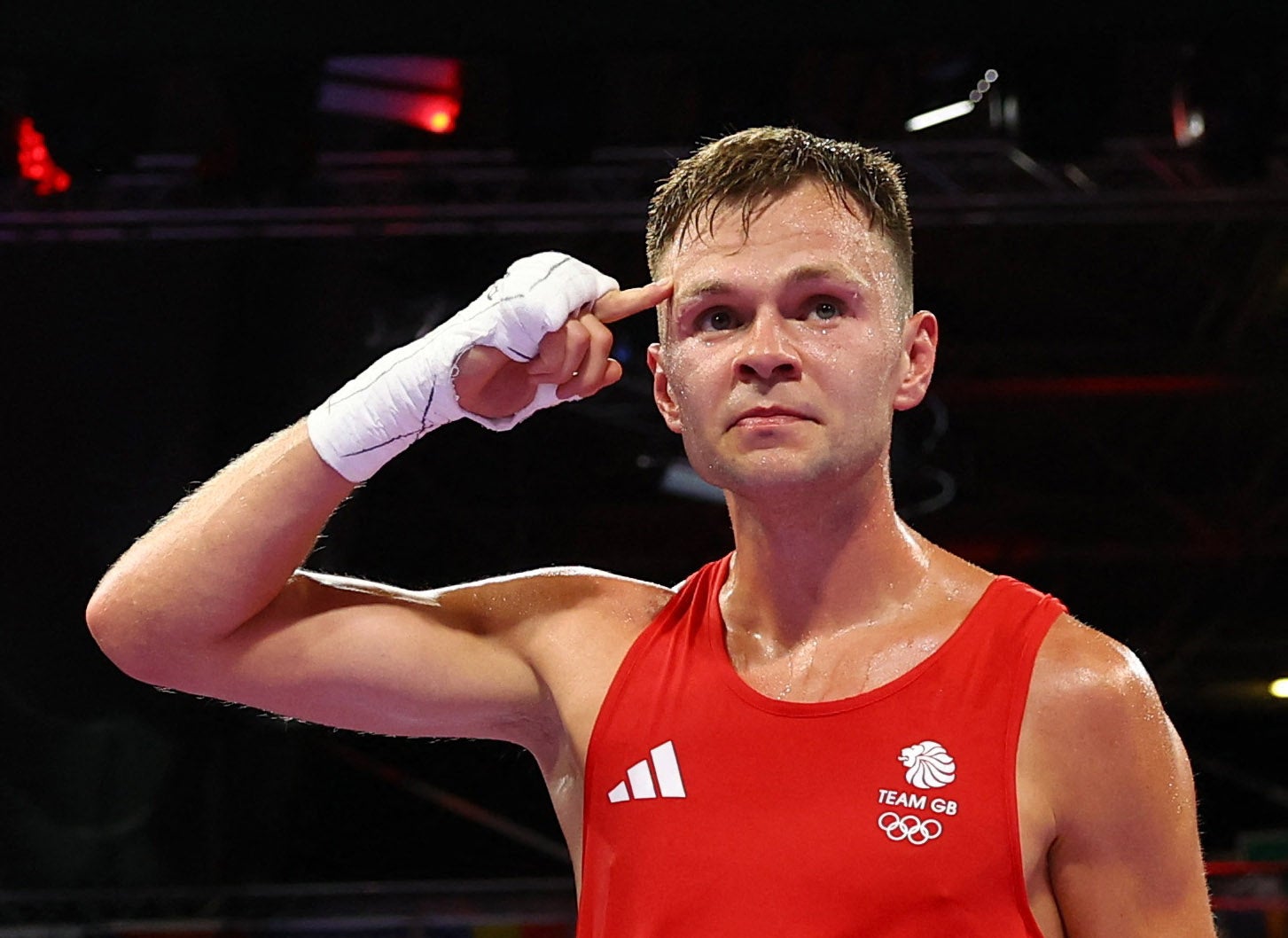 Lewis Richardson is the only British boxer still competing at the Olympics