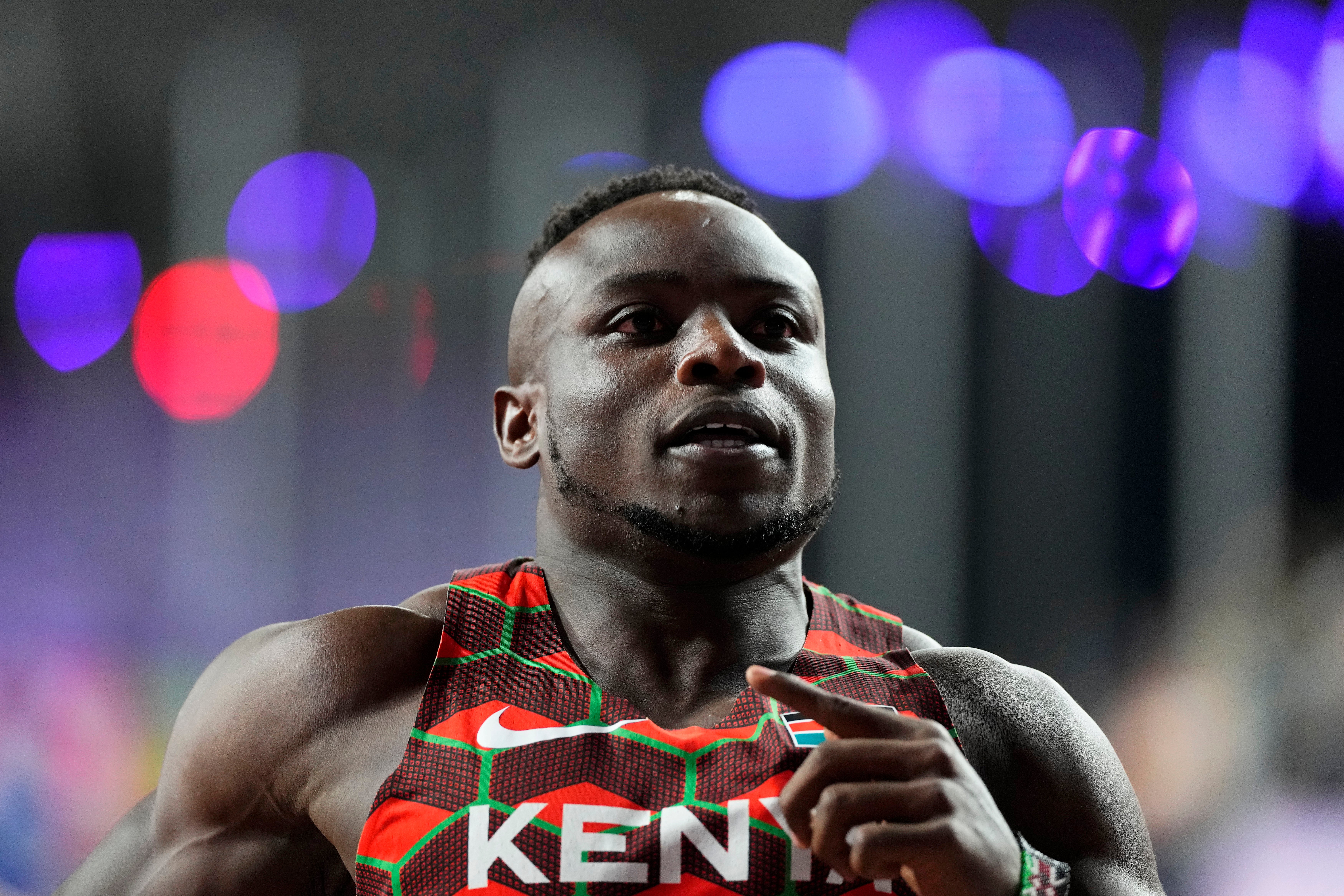 Ferdinand Omanyala is a rare sprint medal contender for Kenya