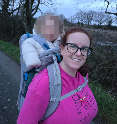 Gemma with her 6-year-old niece and foster child