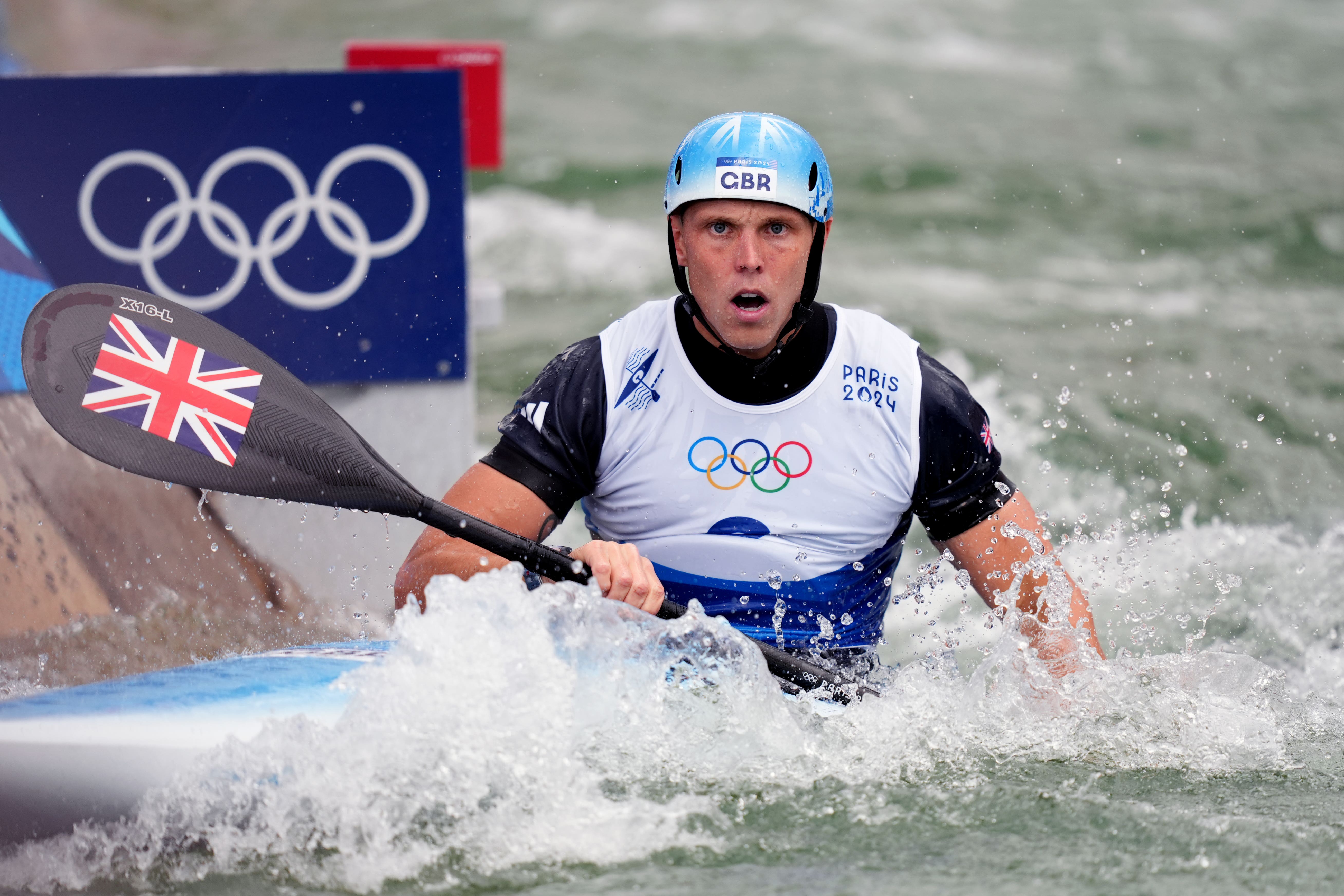 Great Britain’s Joe Clarke was disappointed with his fifth place in the men’s kayak single final at Paris 2024 (John Walton/PA)