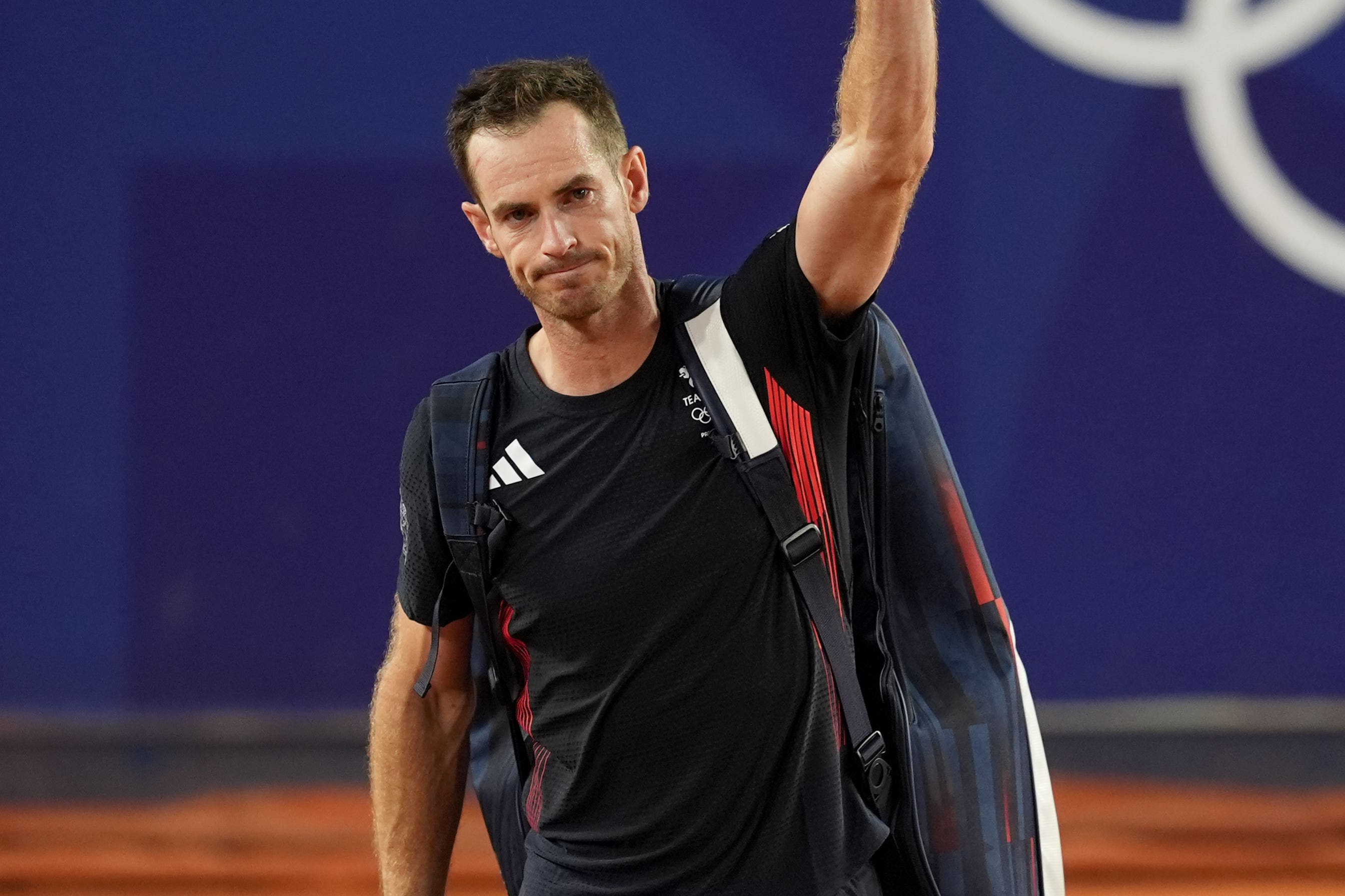 Great Britain’s Andy Murray salutes the fans (Martin Rickett/PA)