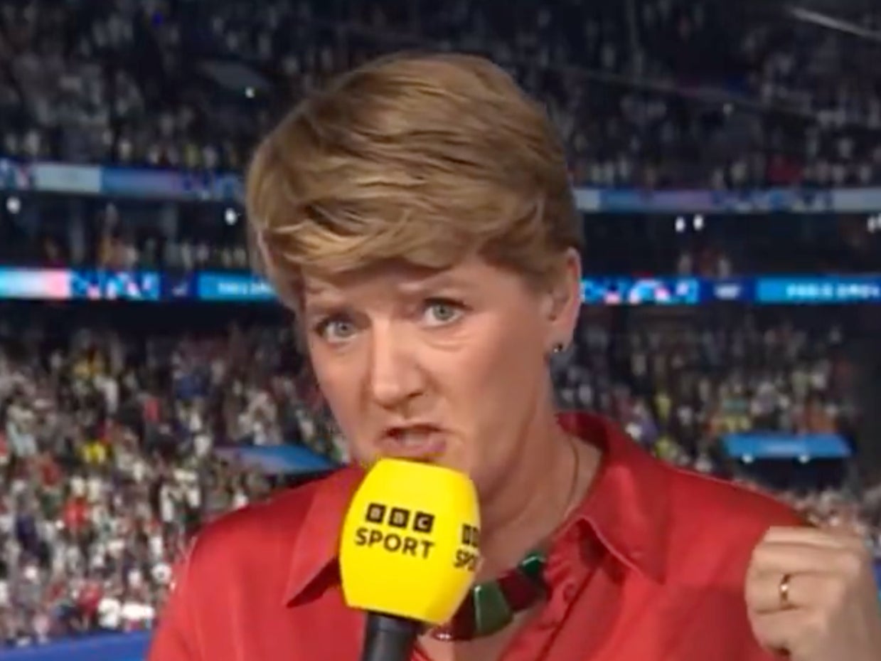 Clare Balding had to deal with BBC Olympics blunder live on air