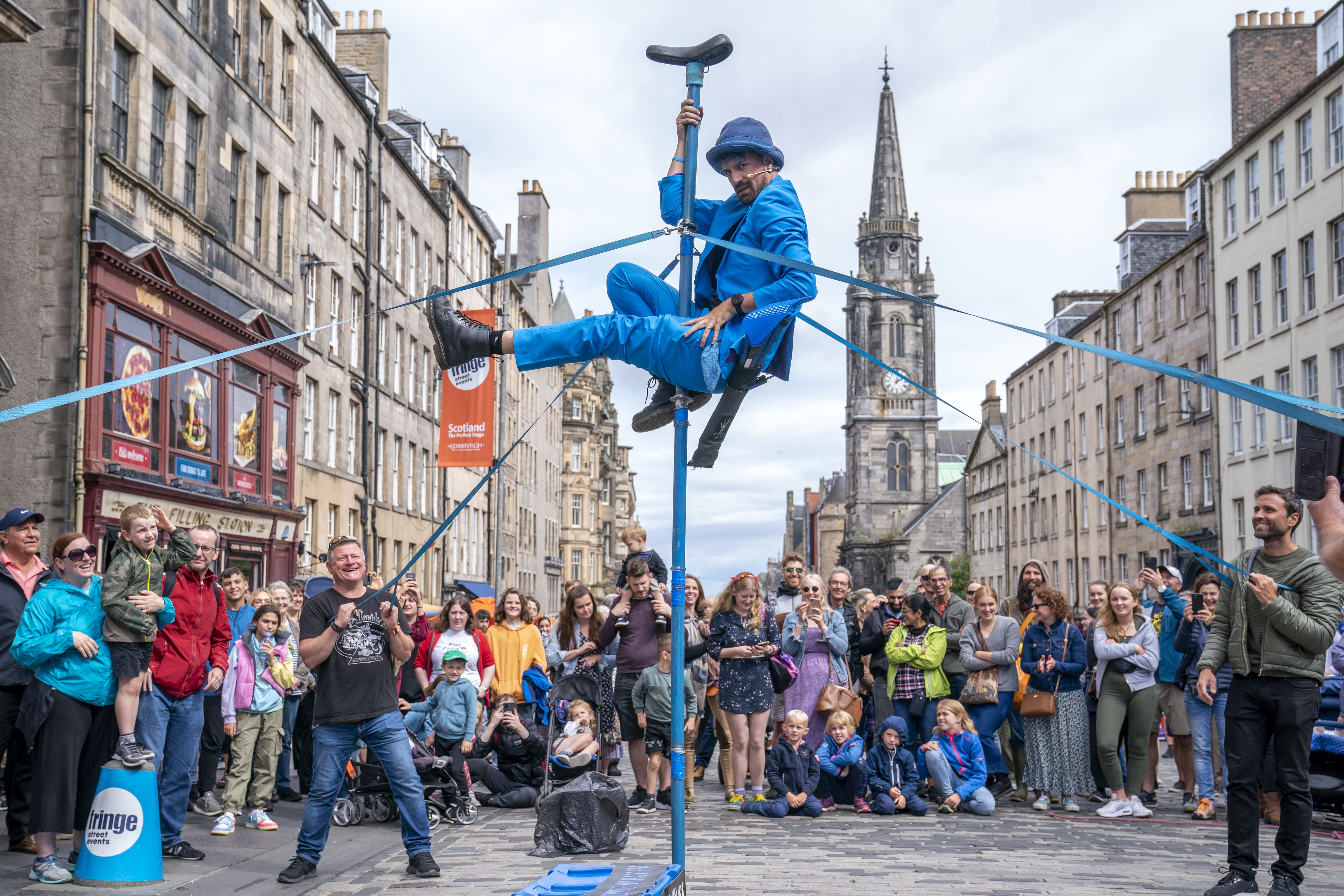 Festival season will see one million people descend on Edinburgh throughout August (PA)