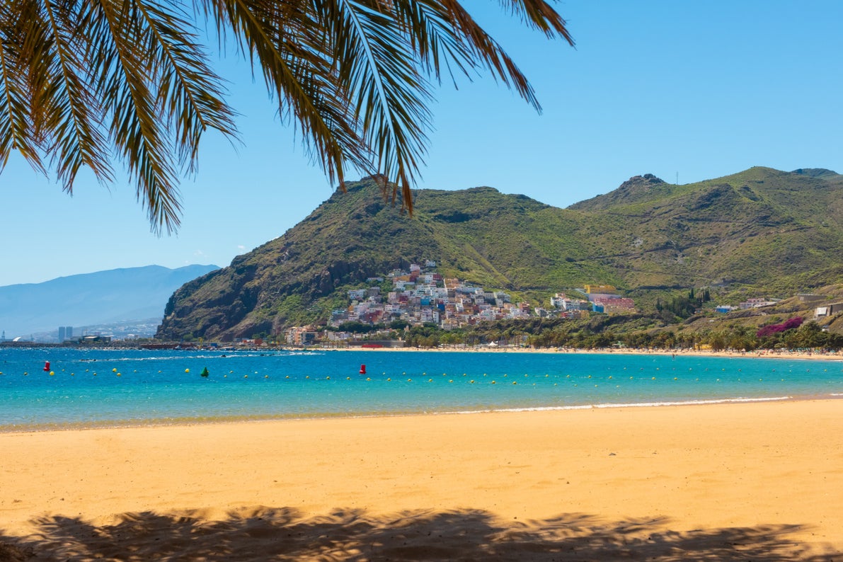 Tenerife’s coastlines mix golden sands with black volcanic beaches