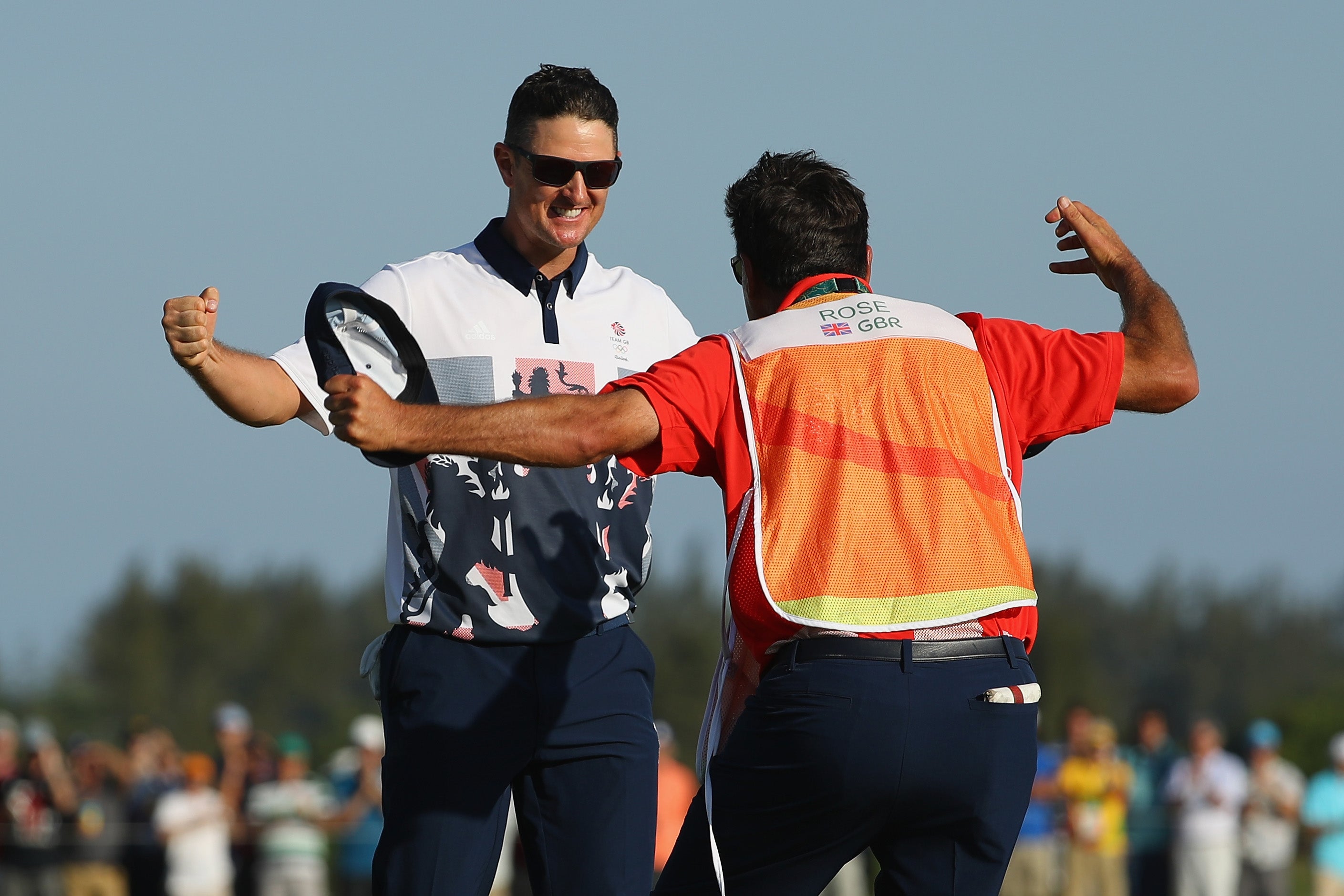 Justin Rose won Olympic golf gold at Rio 2016 but his caddy didn’t get a medal