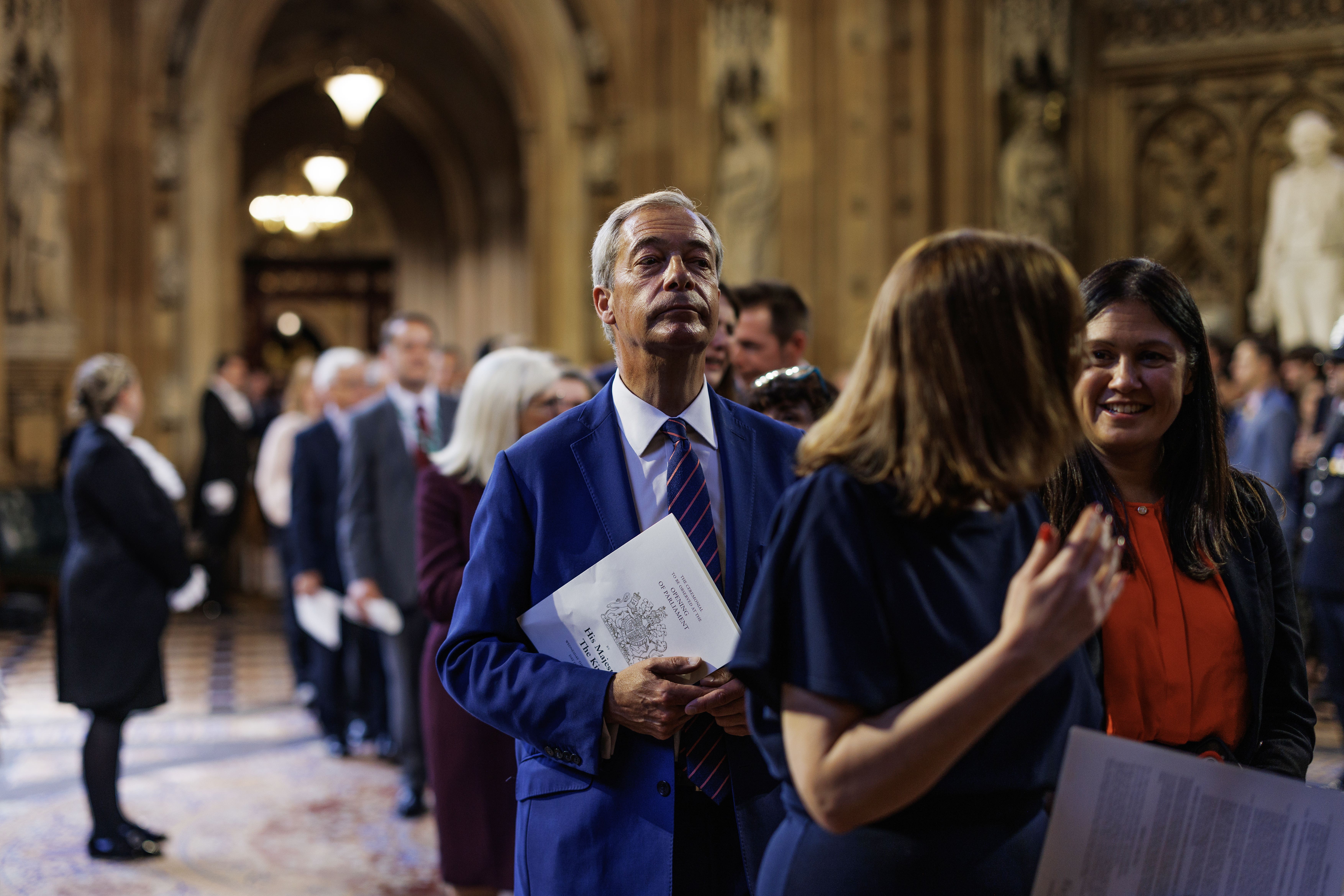 Nigel Farage was elected to Parliament for the first time in 2024 (Dan Kitwood/PA)