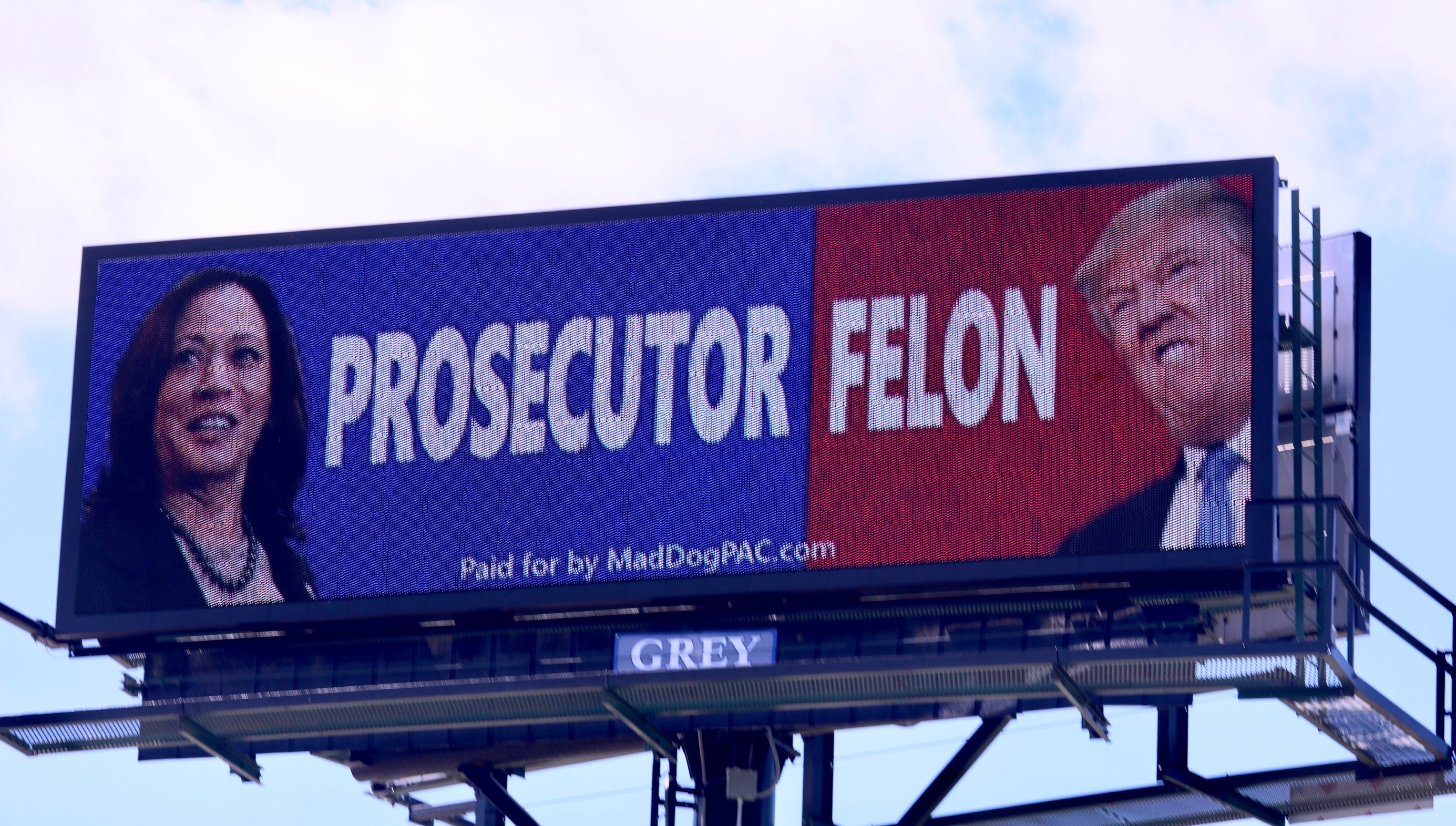 The latest billboards paid for by Mad Dog PAC