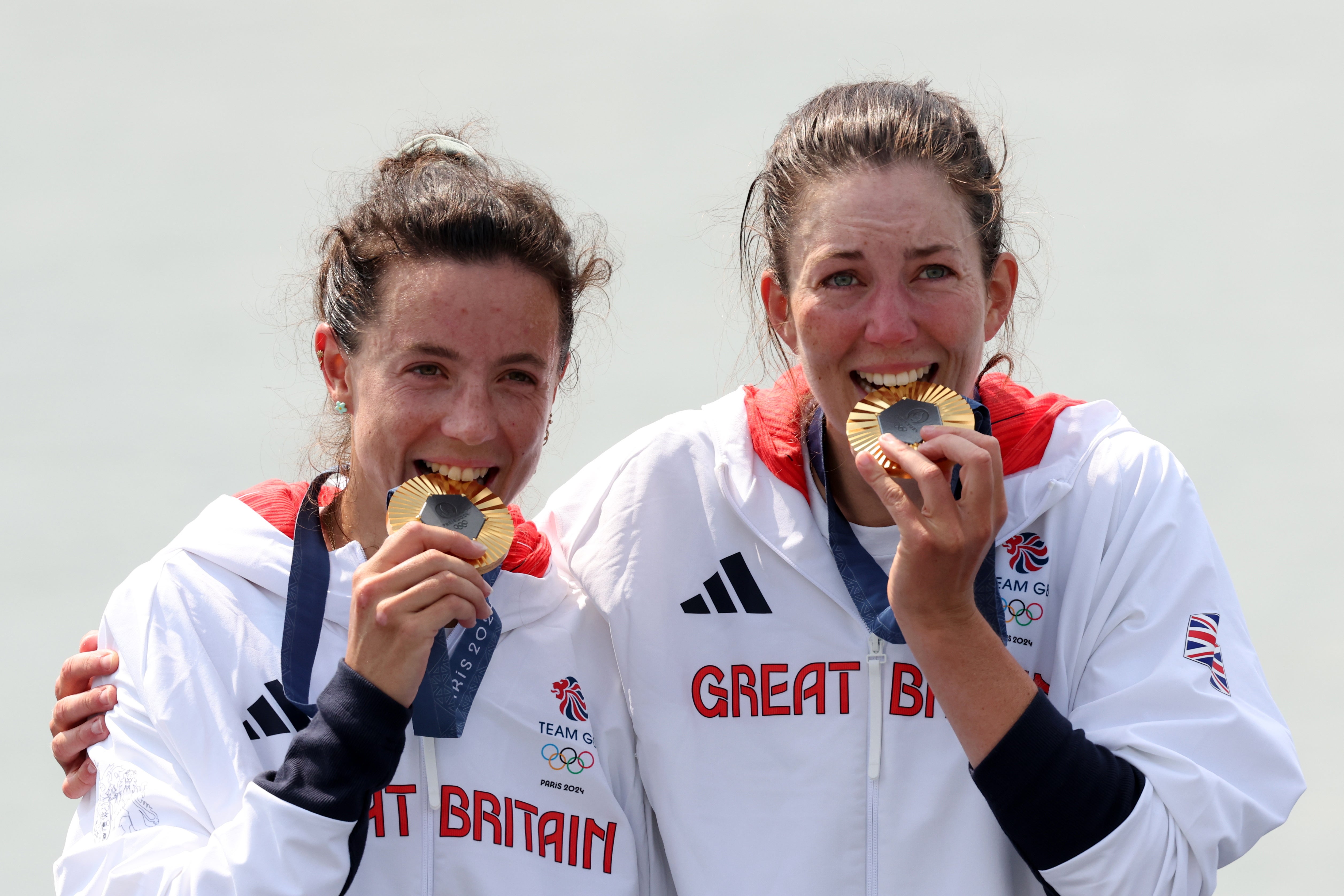 Emily Craig and Imogen Grant claimed gold in the women’s double sculls