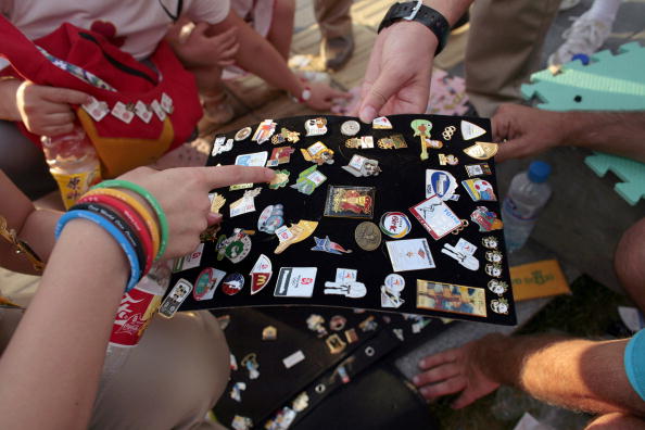 Olympic pin-trading is a common tradition amongst the athletes