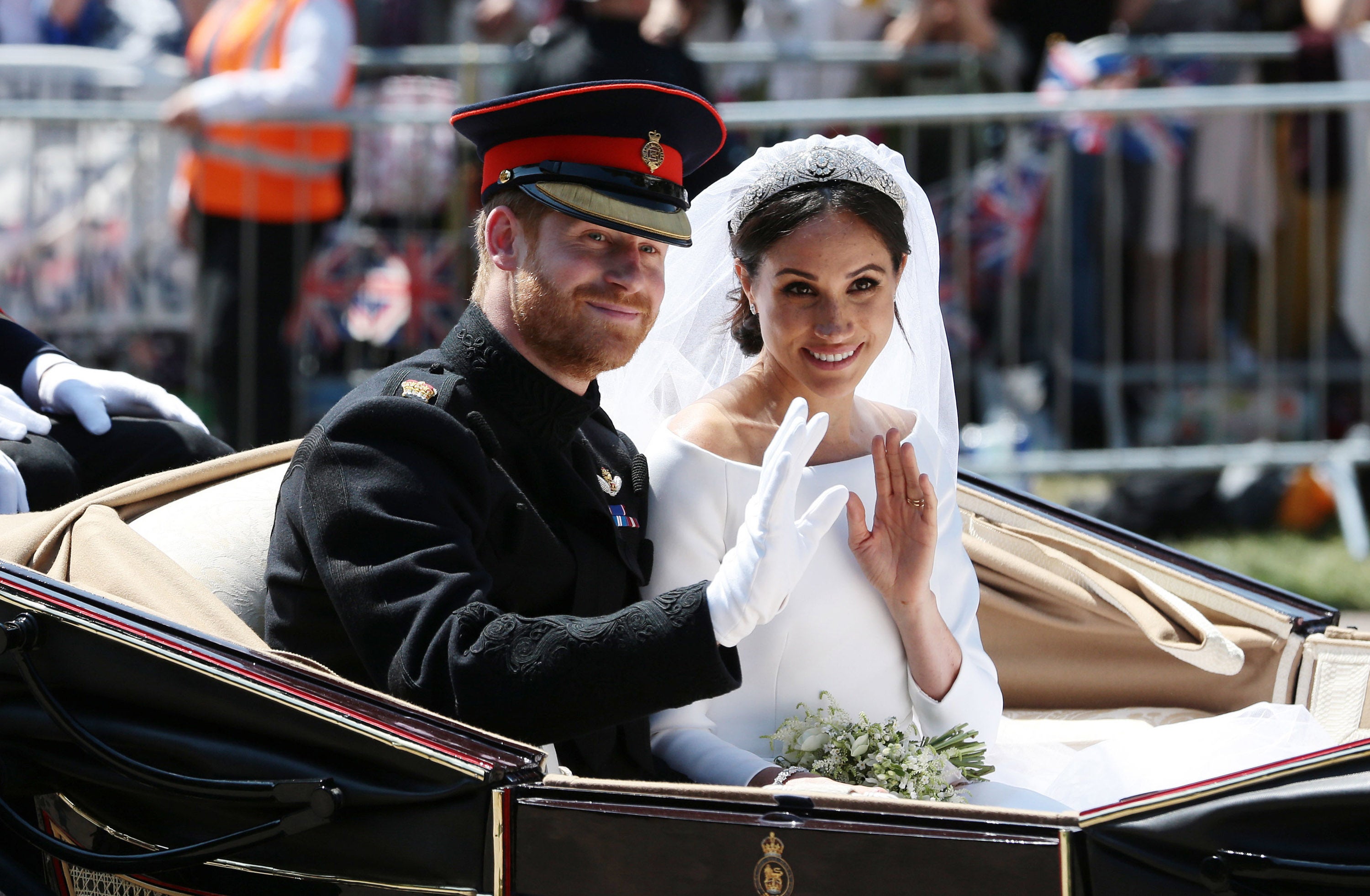 Harry and Meghan tied the knot in 2018.