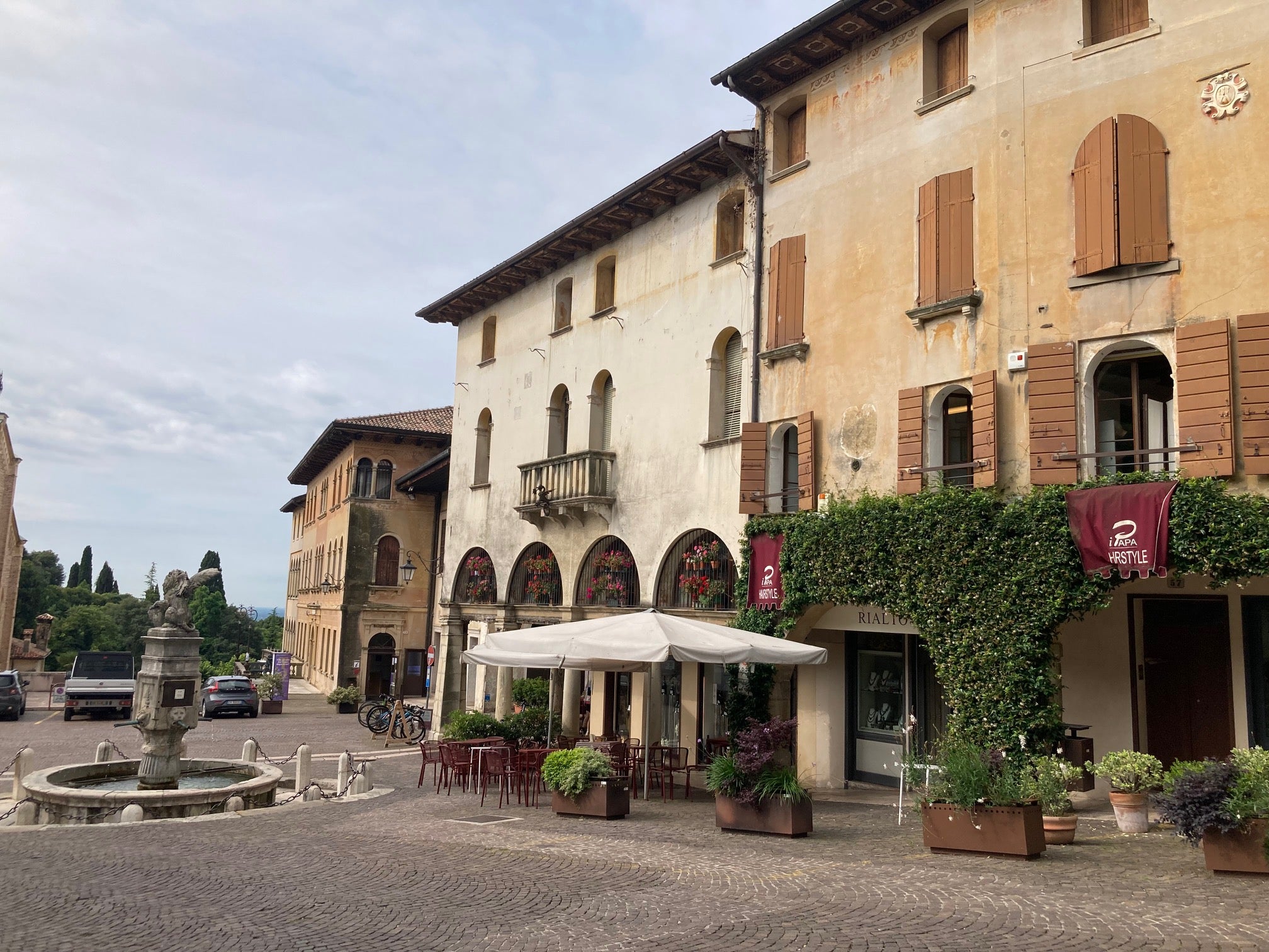 Piazza Garibaldi is Asolo’s main square