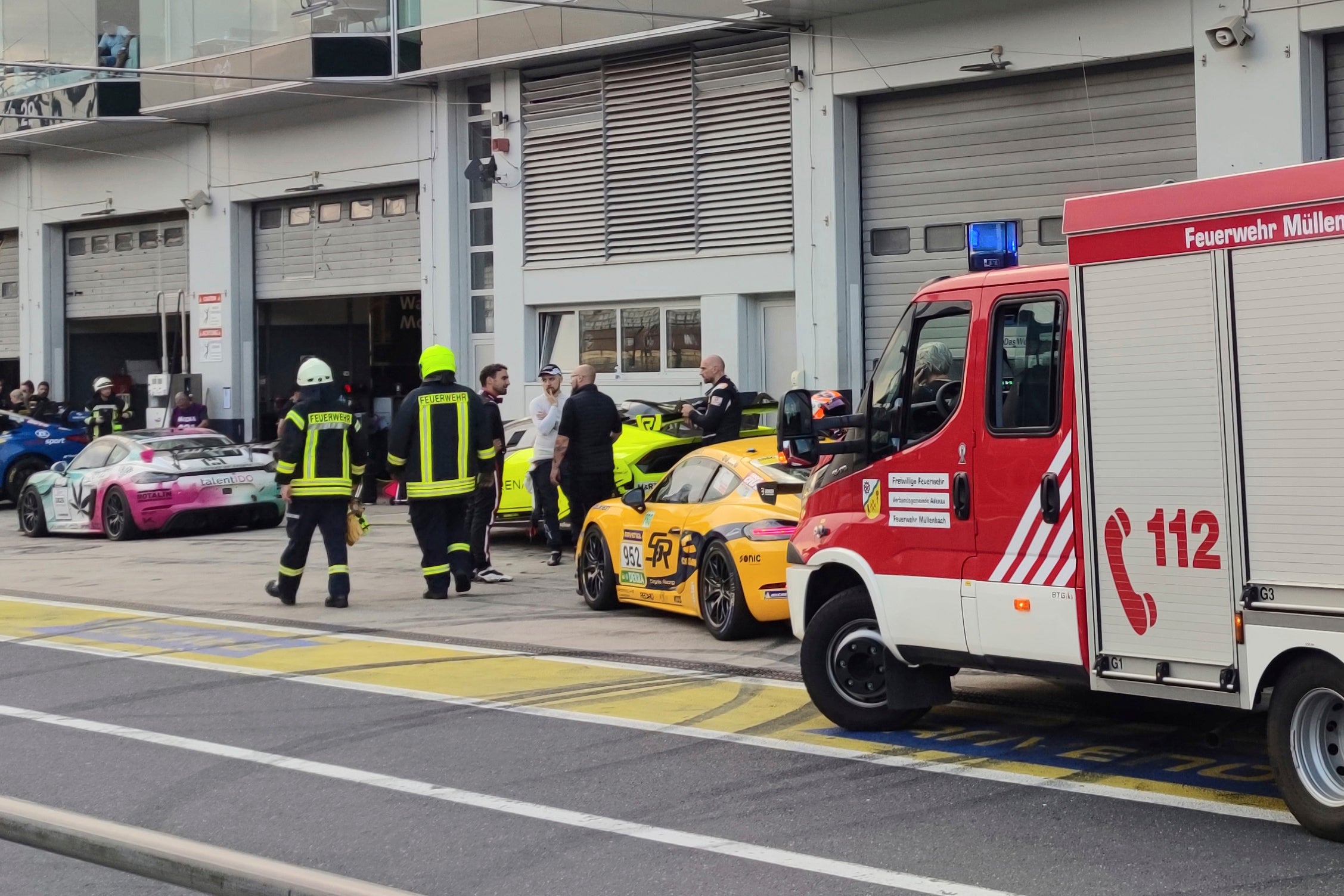 Germany Nuerburgring Explosion