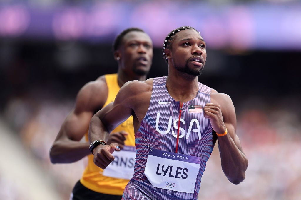 Lyles won bronze in the 200m in Tokyo but is focused on 100m gold in Paris