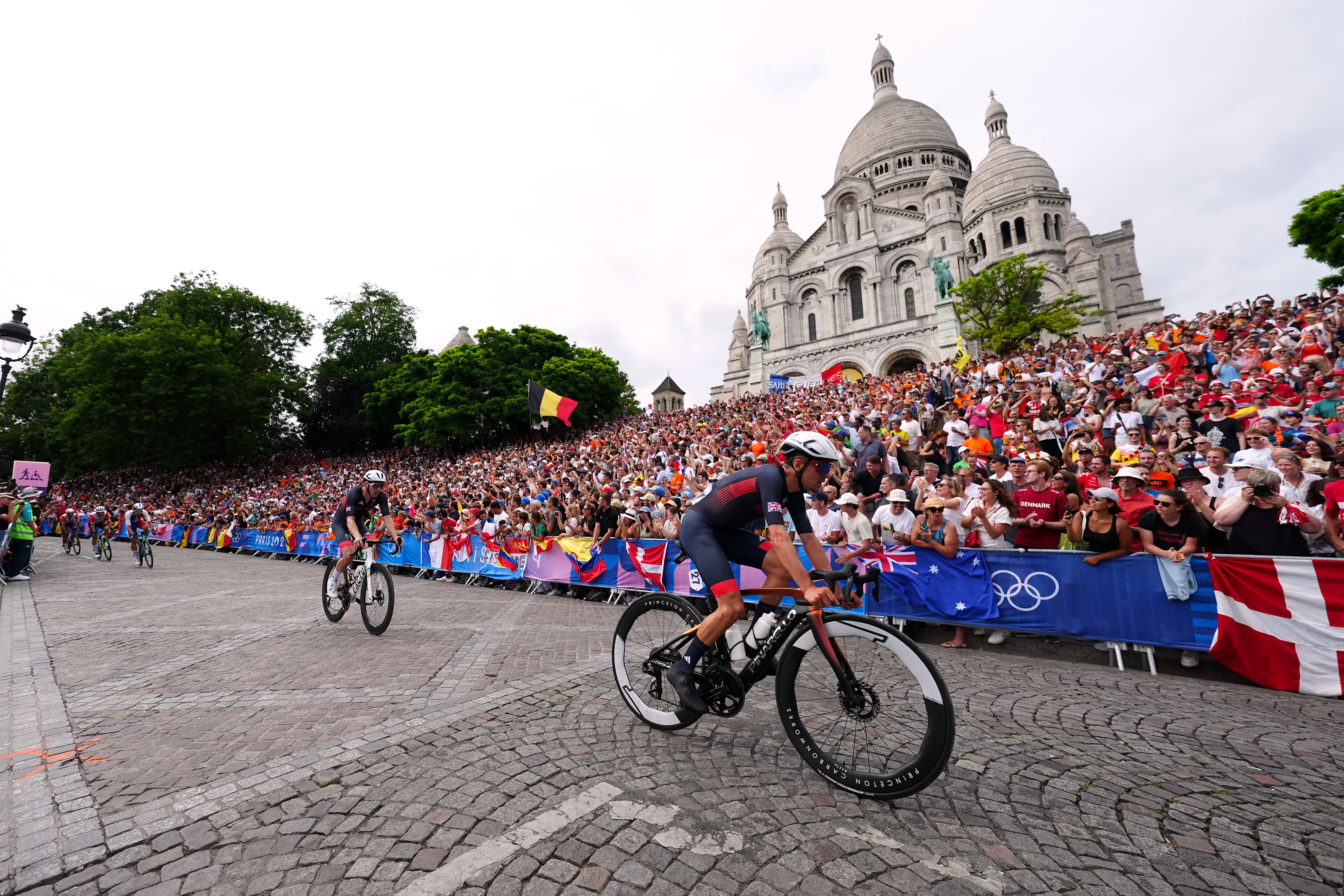 Tom Pidcock said he was feeling mentally “frazzled” after Saturday’s Olympic road race amid speculation over his future (David Davies/PA)