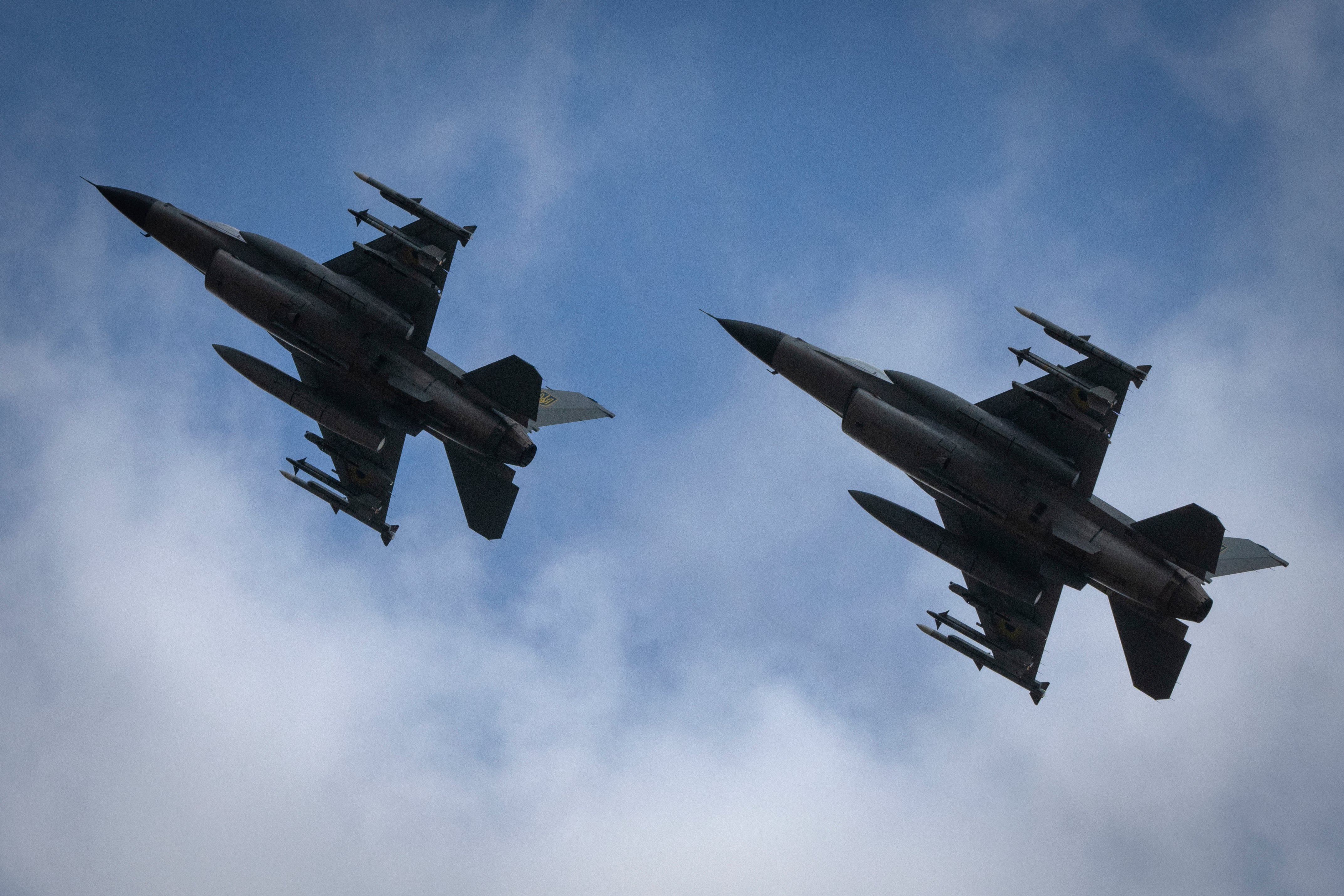 Western-supplied F-16 fighter jets were used to shoot down Russian missiles this week, Zelensky said