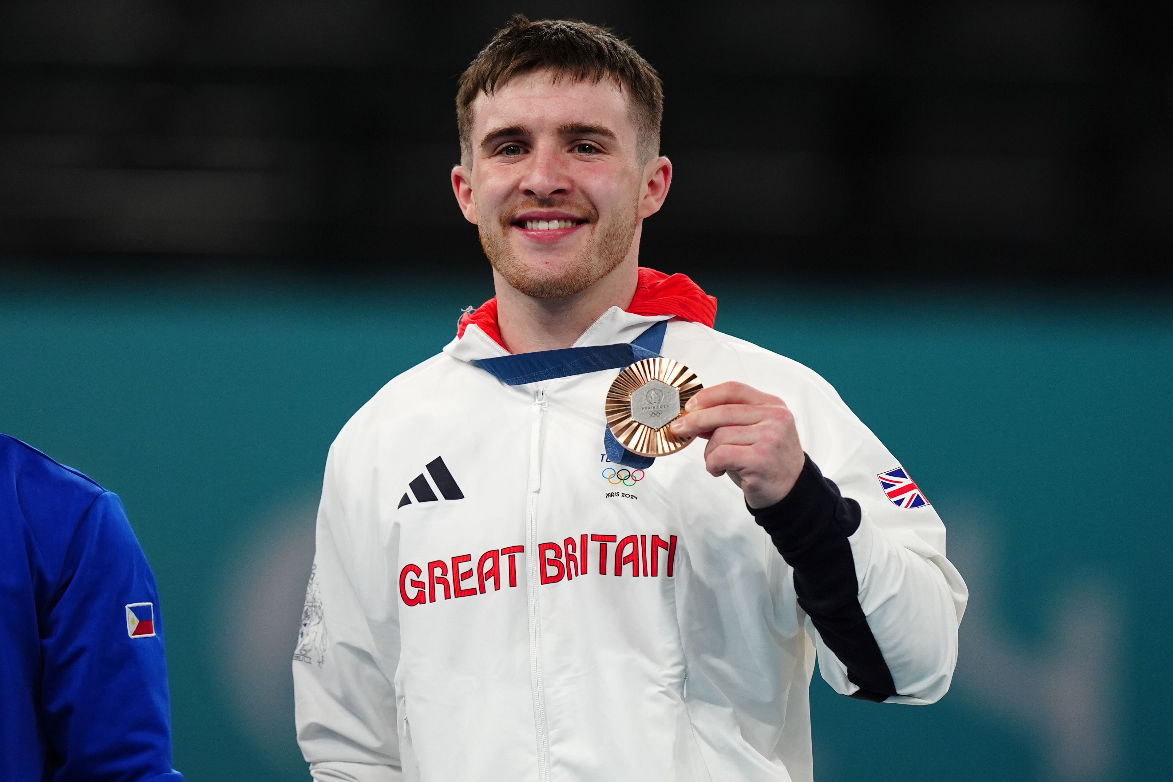 Harry Hepworth won bronze for Team GB in the men’s vault (Mike Egerton/PA)