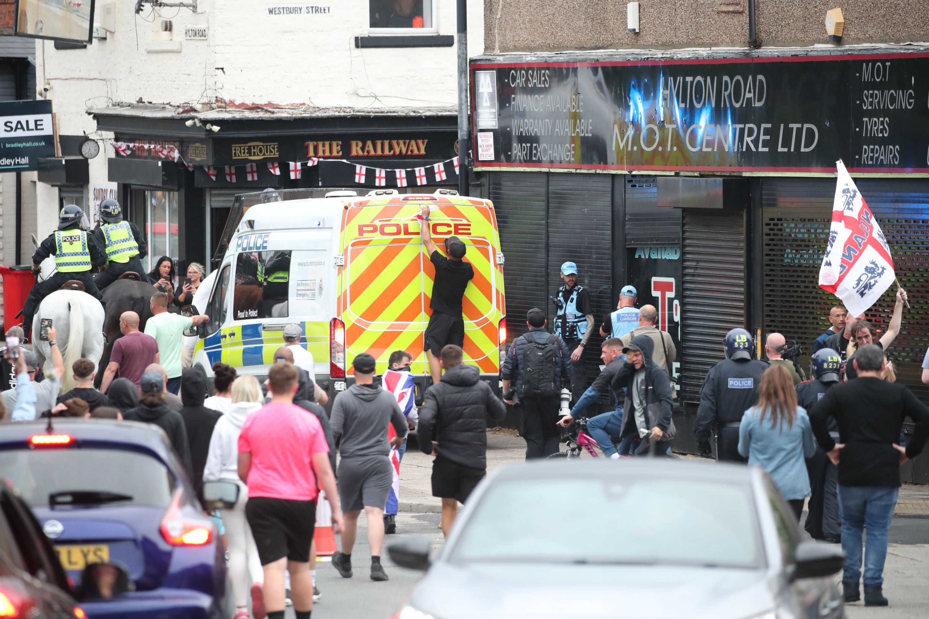 People in Sunderland city centre (Scott Heppell/PA)