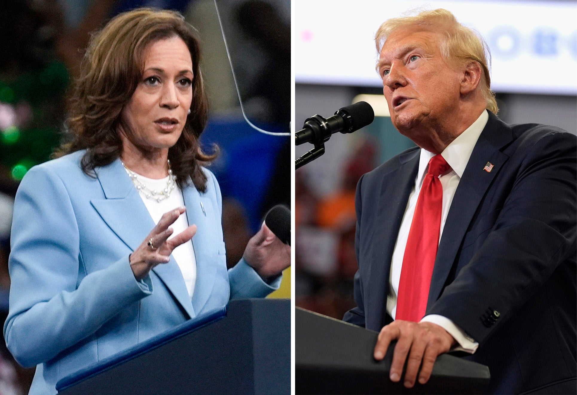 Kamala Harris is running for president against Republican nominee Donald Trump