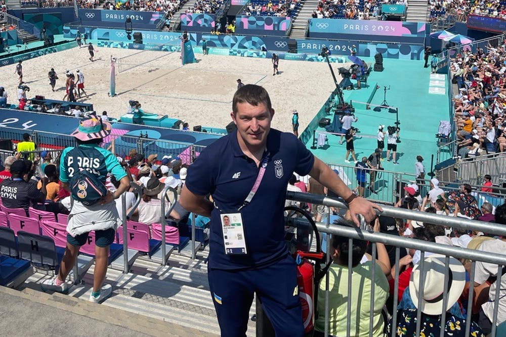 Mr Sazoniv said the opening ceremony has been one of his highlights from the Olympics (Maxsim Cheberyaka/PA)